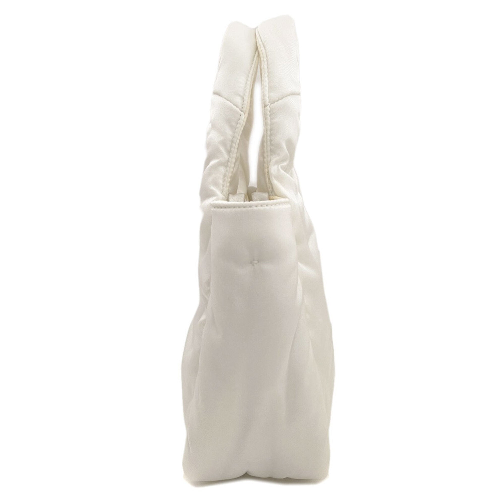 Prada White Nylon Handbag (Pre-Owned)