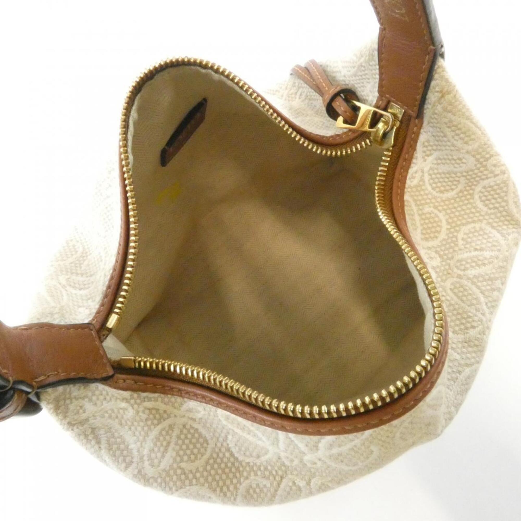 Loewe Beige Canvas Handbag (Pre-Owned)