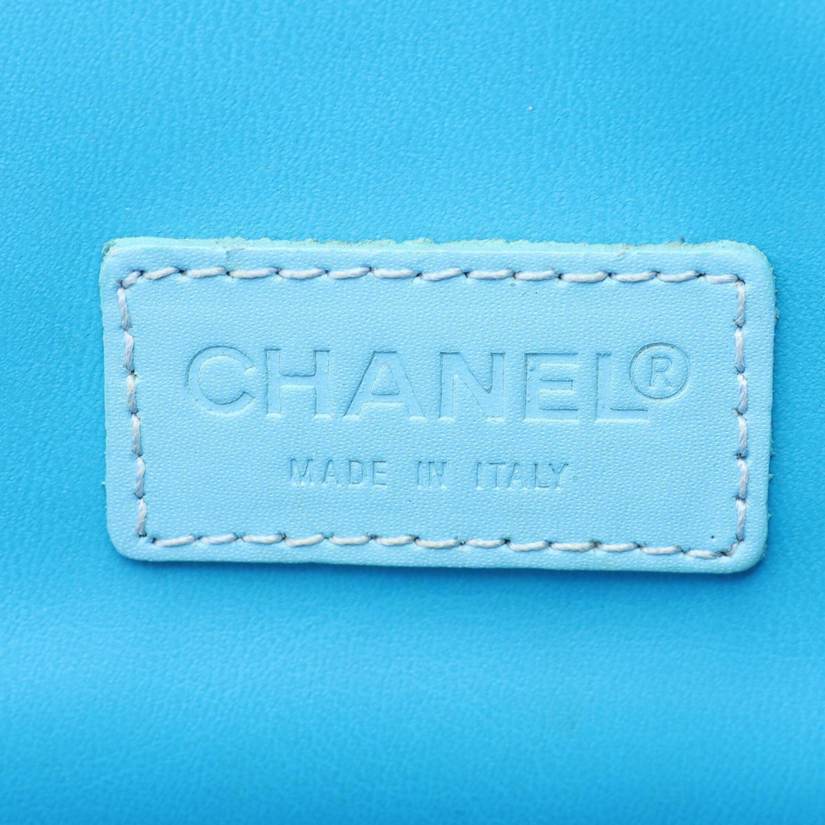 Chanel Blue Orange Red Color Nylon Canvas Backpack (Pre-Owned)