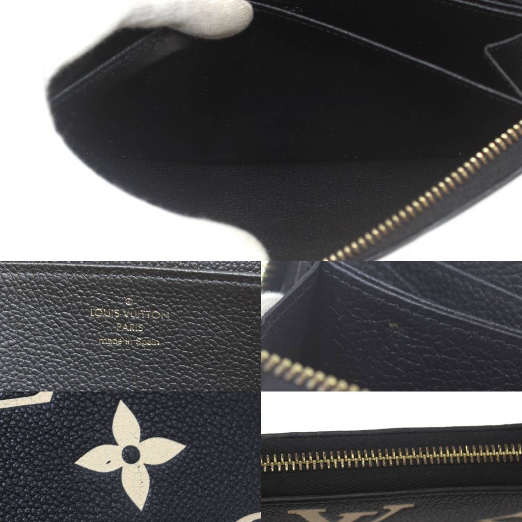 Louis Vuitton Monogram Empreinte Black Monogram Empreinte Long Wallet (Bi-Fold) (Pre-Owned)