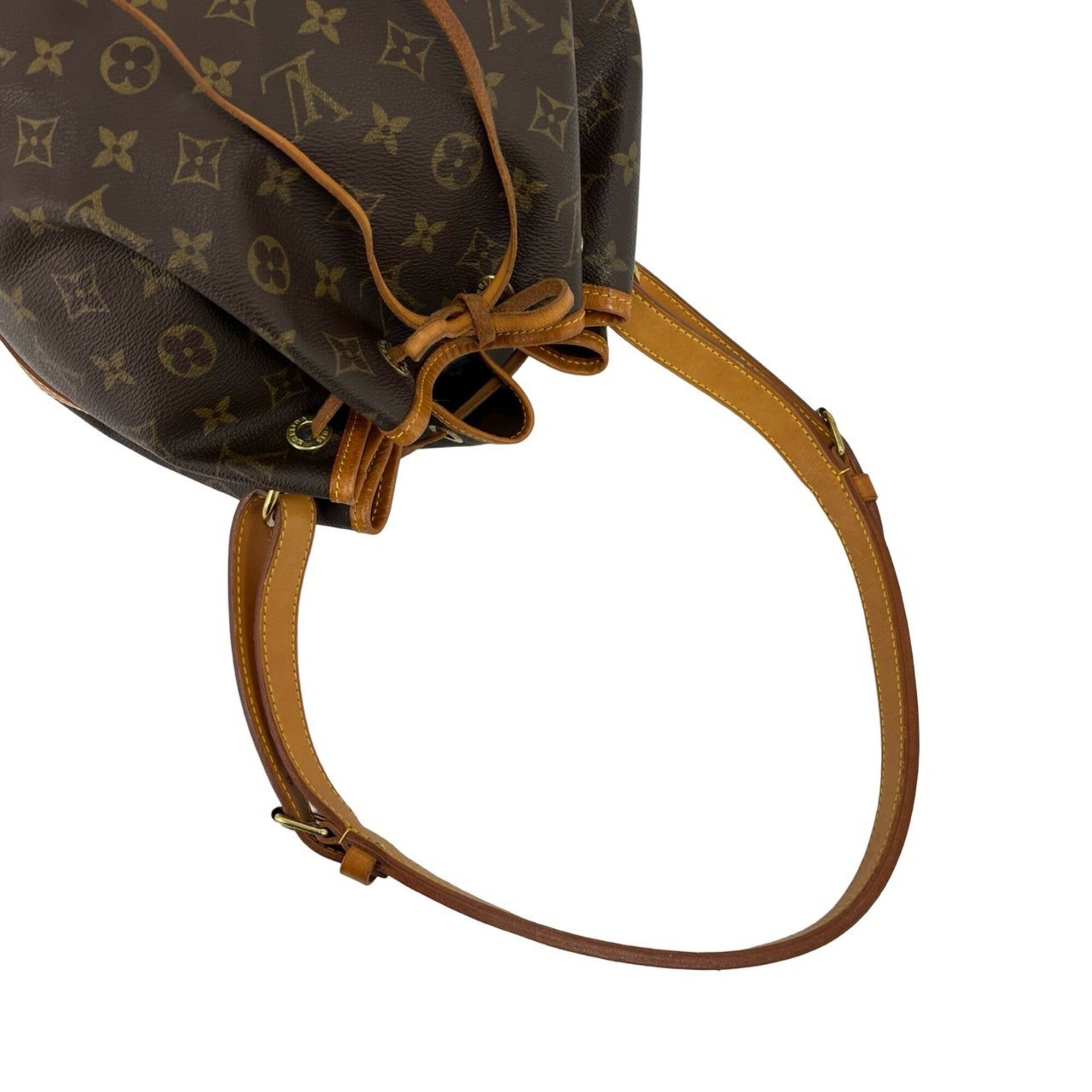 Louis Vuitton Brown Leather Shoulder Bag (Pre-Owned)