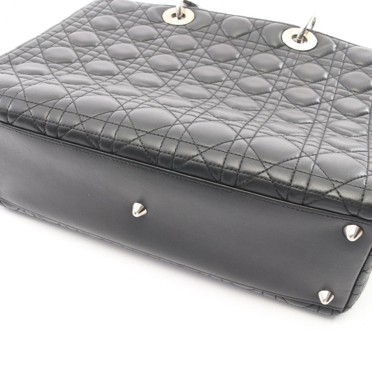 Christian Dior Black Leather Handbag (Pre-Owned)