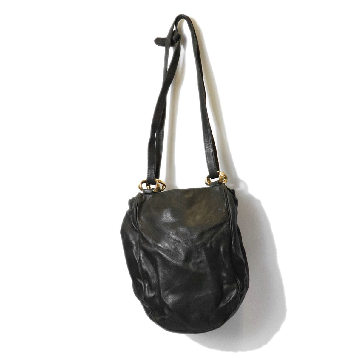Loewe Black Leather Shoulder Bag (Pre-Owned)