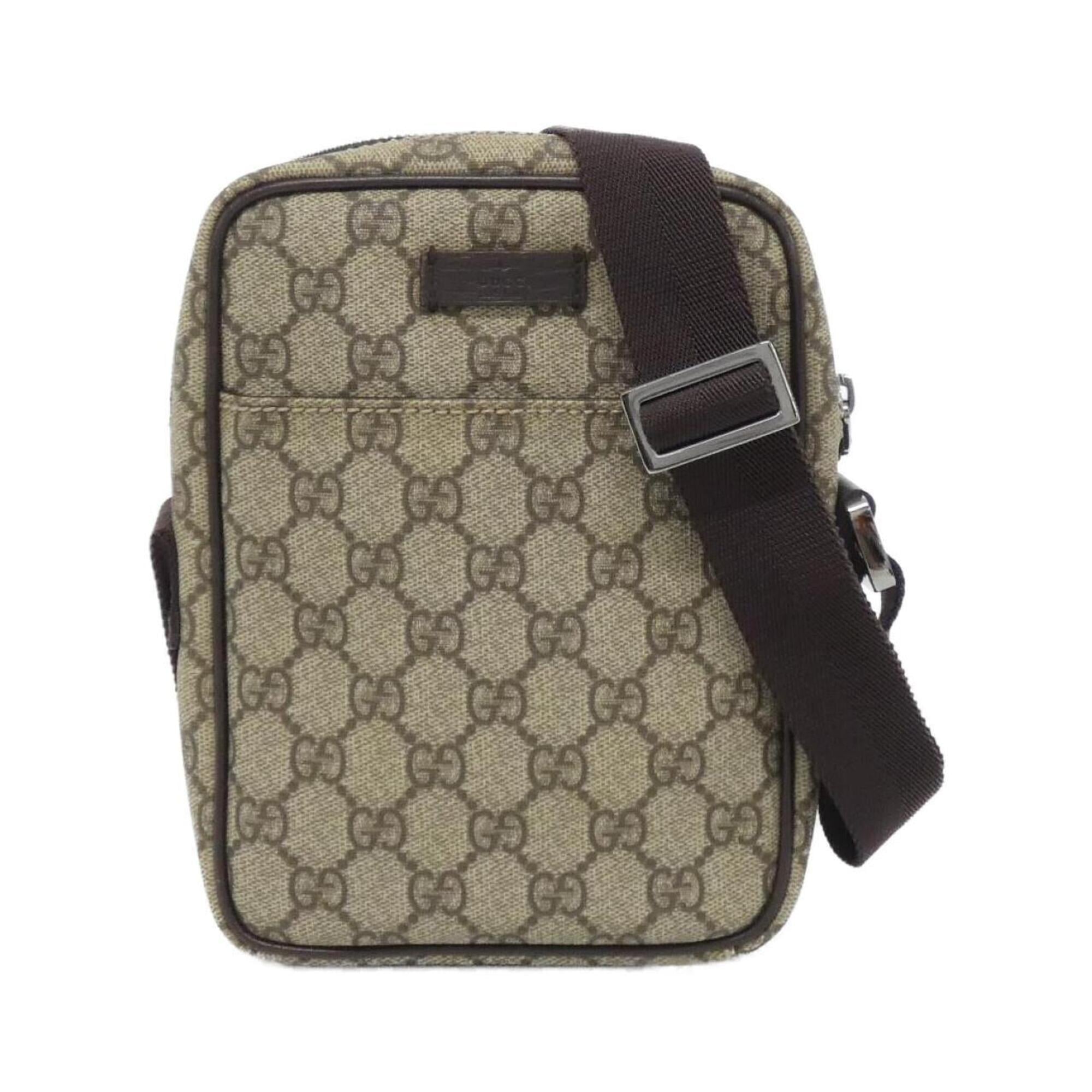 Gucci Gg Plus Beige Brown Gg Plus Shoulder Bag (Pre-Owned)
