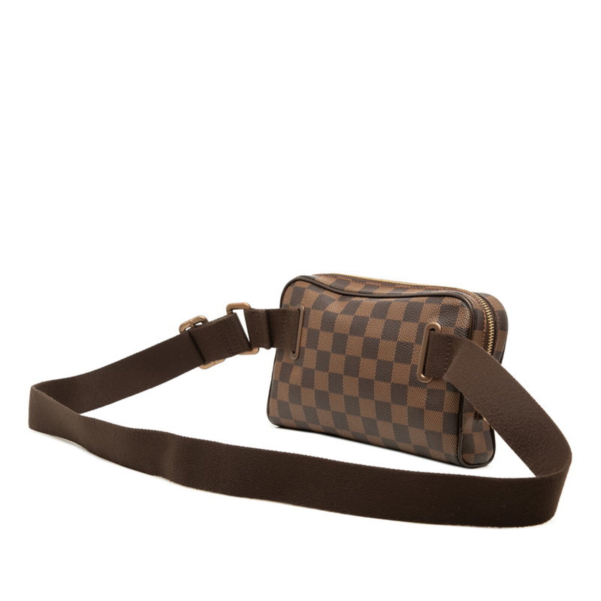 Louis Vuitton Damier Brown Pvc Leather Shoulder Bag Sling Bag (Pre-Owned)