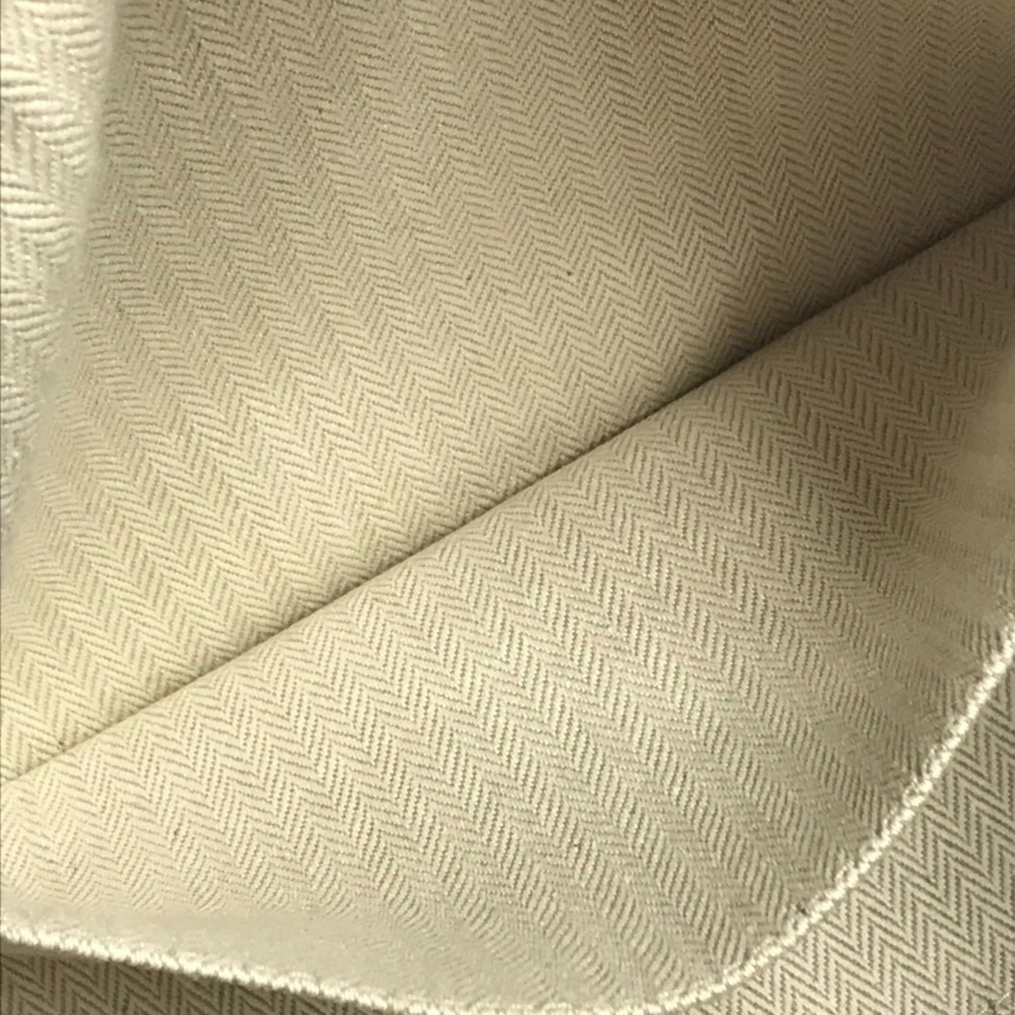 Hermes Beige Cotton Pouch Vanity Bag (Pre-Owned)