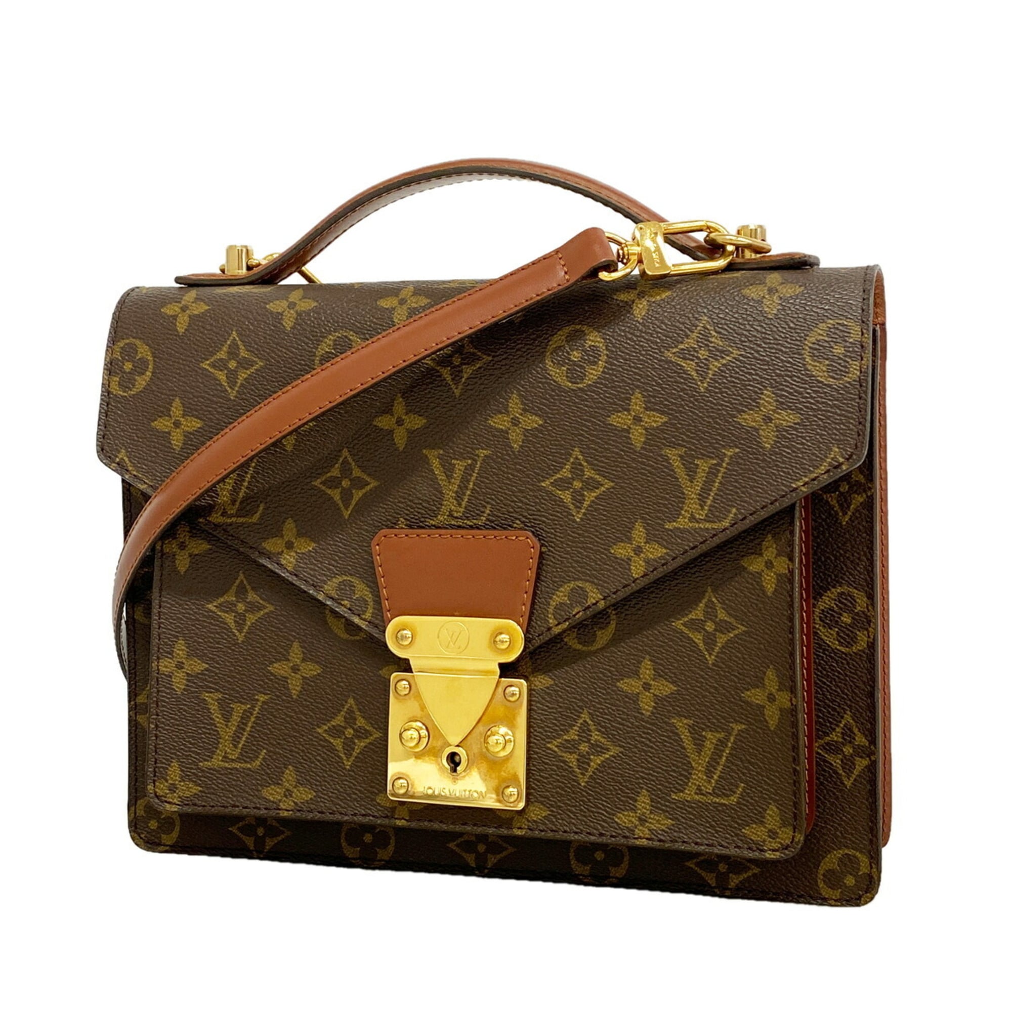 Louis Vuitton Brown Handbag (Pre-Owned)