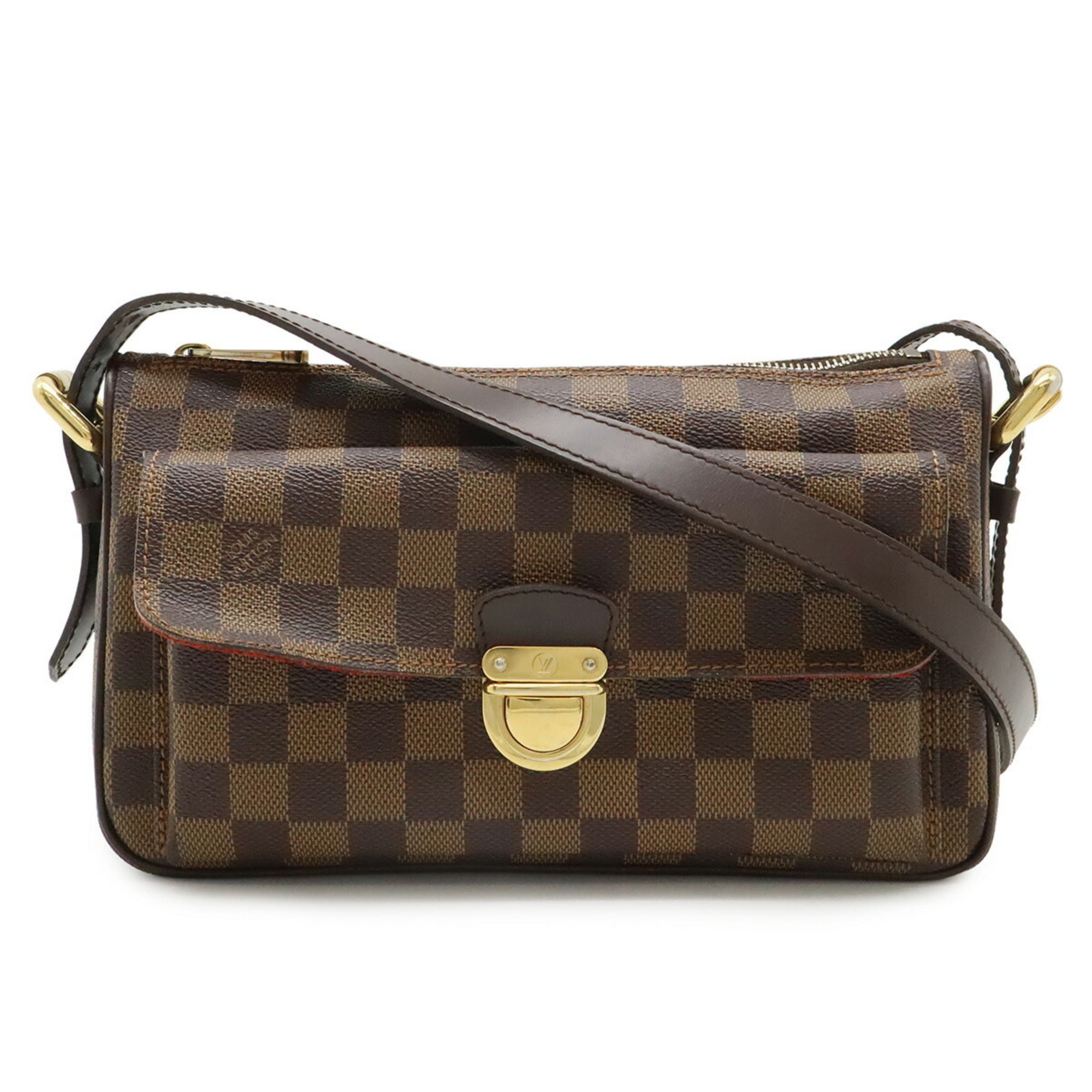 Louis Vuitton Brown Pvc Shoulder Bag (Pre-Owned)