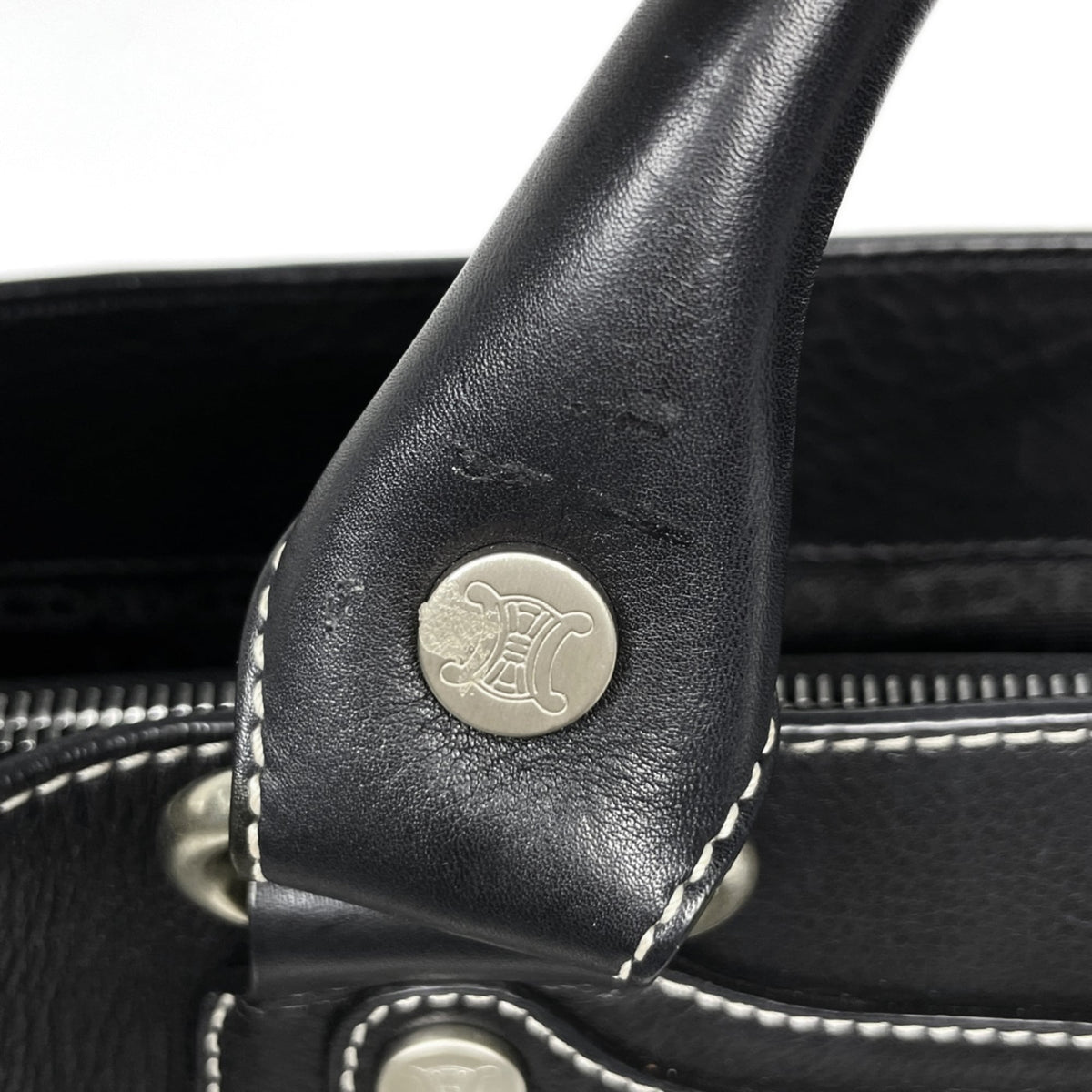 Celine Boogie Black Leather Handbag (Pre-Owned)