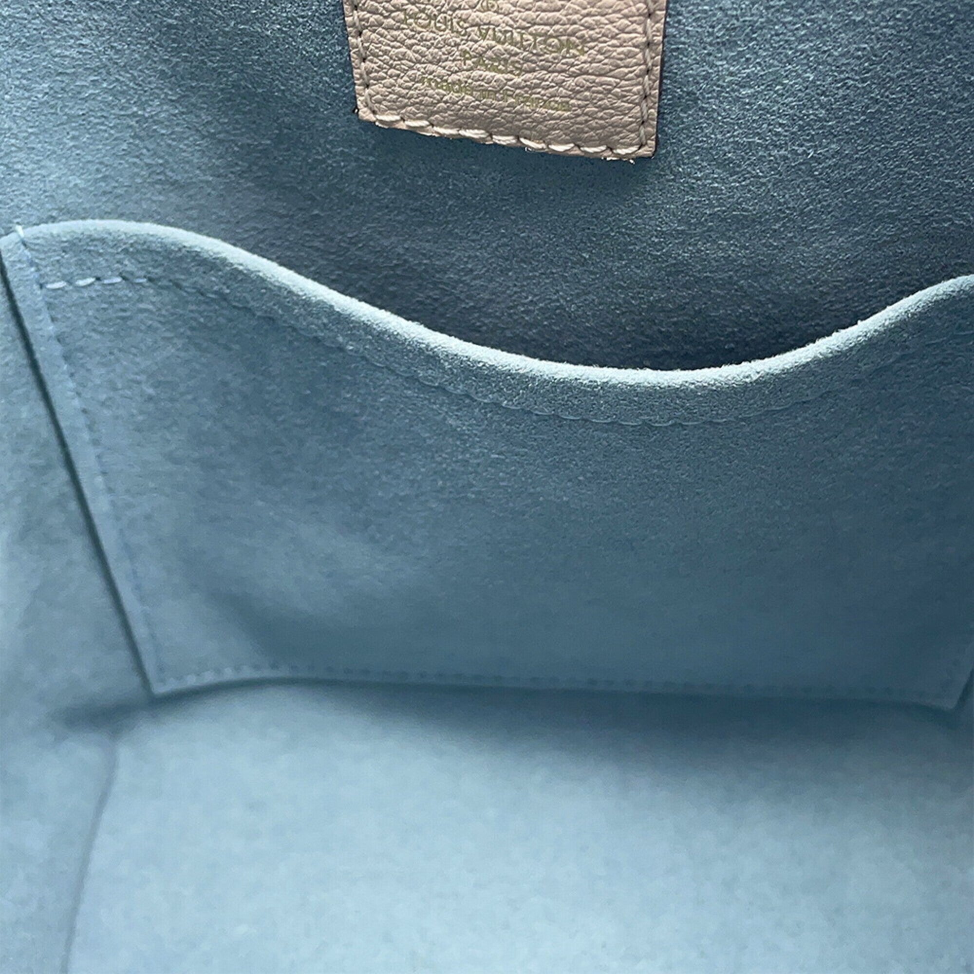 Louis Vuitton Beige Leather Handbag Shoulder Bag (Pre-Owned)