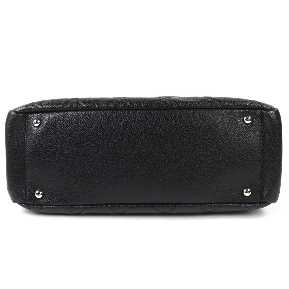 Chanel Matelasse Black Grained Calfskin Tote Bag (Pre-Owned)