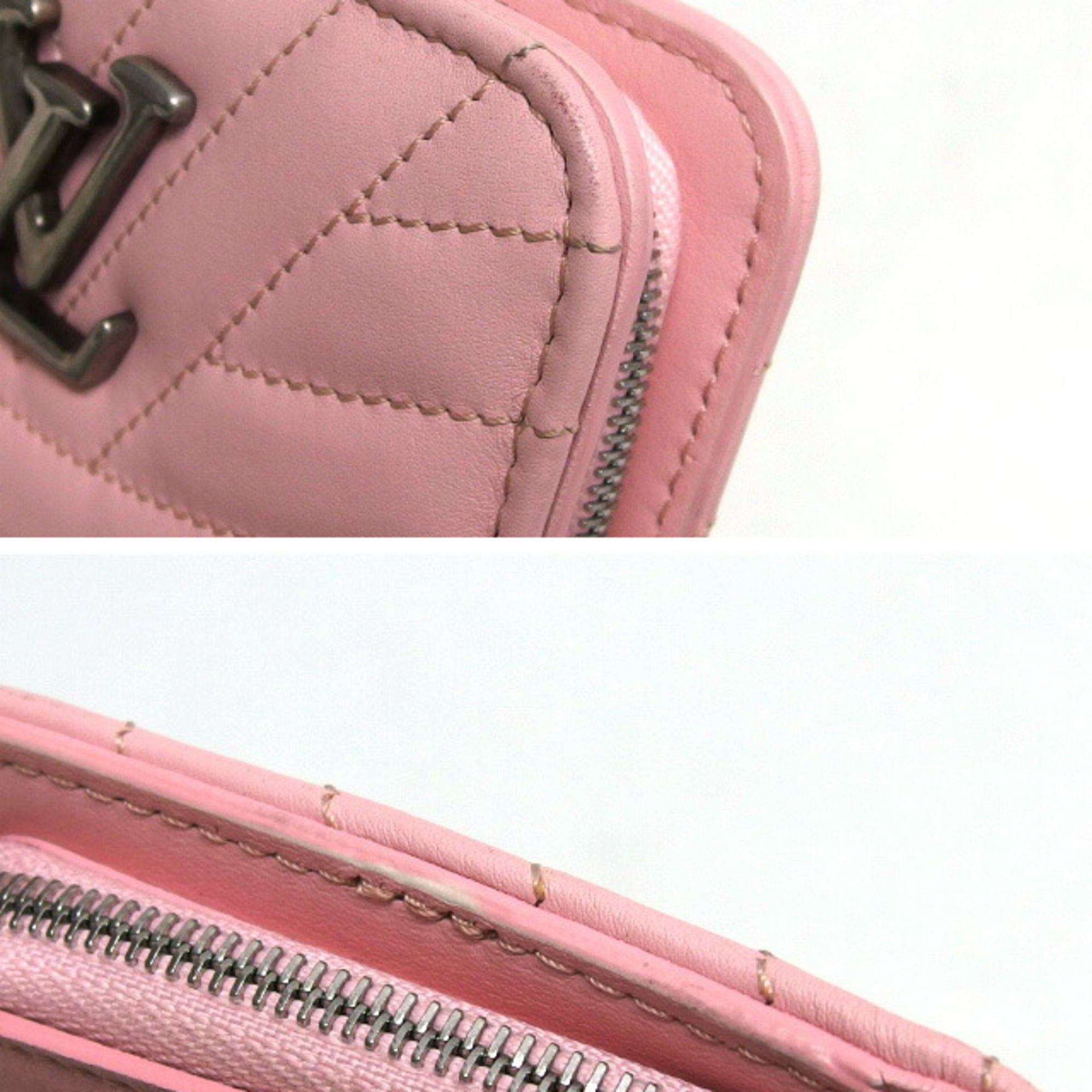 Louis Vuitton Pink Leather Wallet (Bi-Fold) (Pre-Owned)
