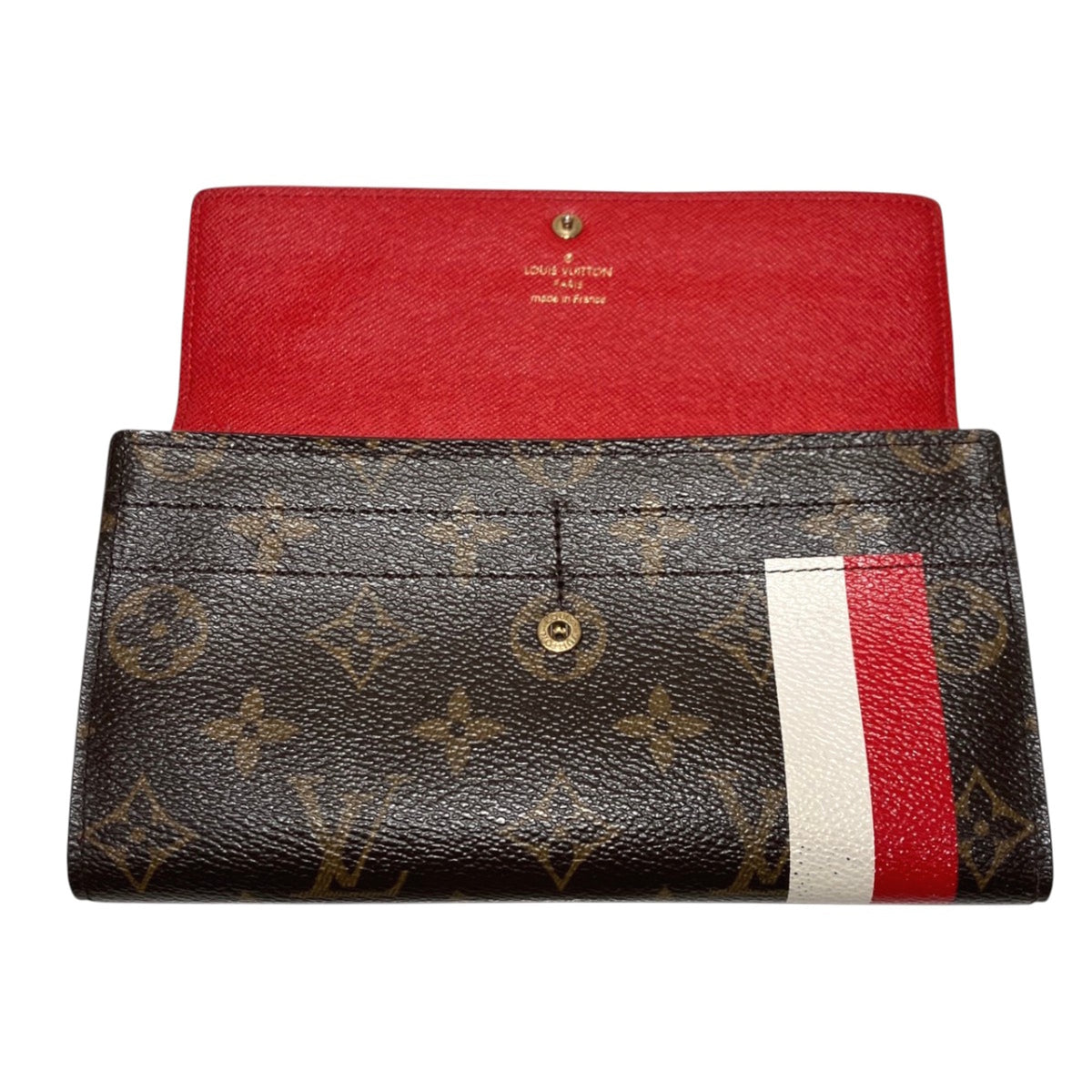 Louis Vuitton Monogram Brown Monogram Long Wallet (Bi-Fold) (Pre-Owned)