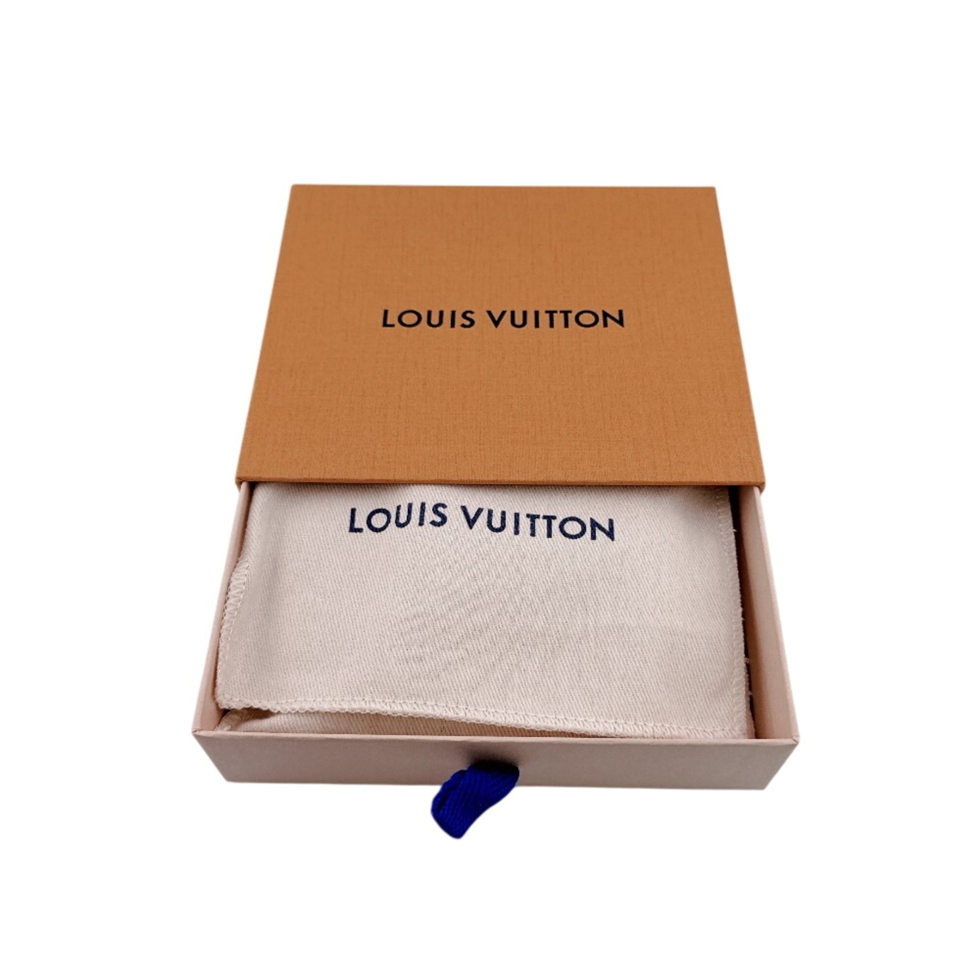Louis Vuitton Black Leather Wallet (Bi-Fold) (Pre-Owned)