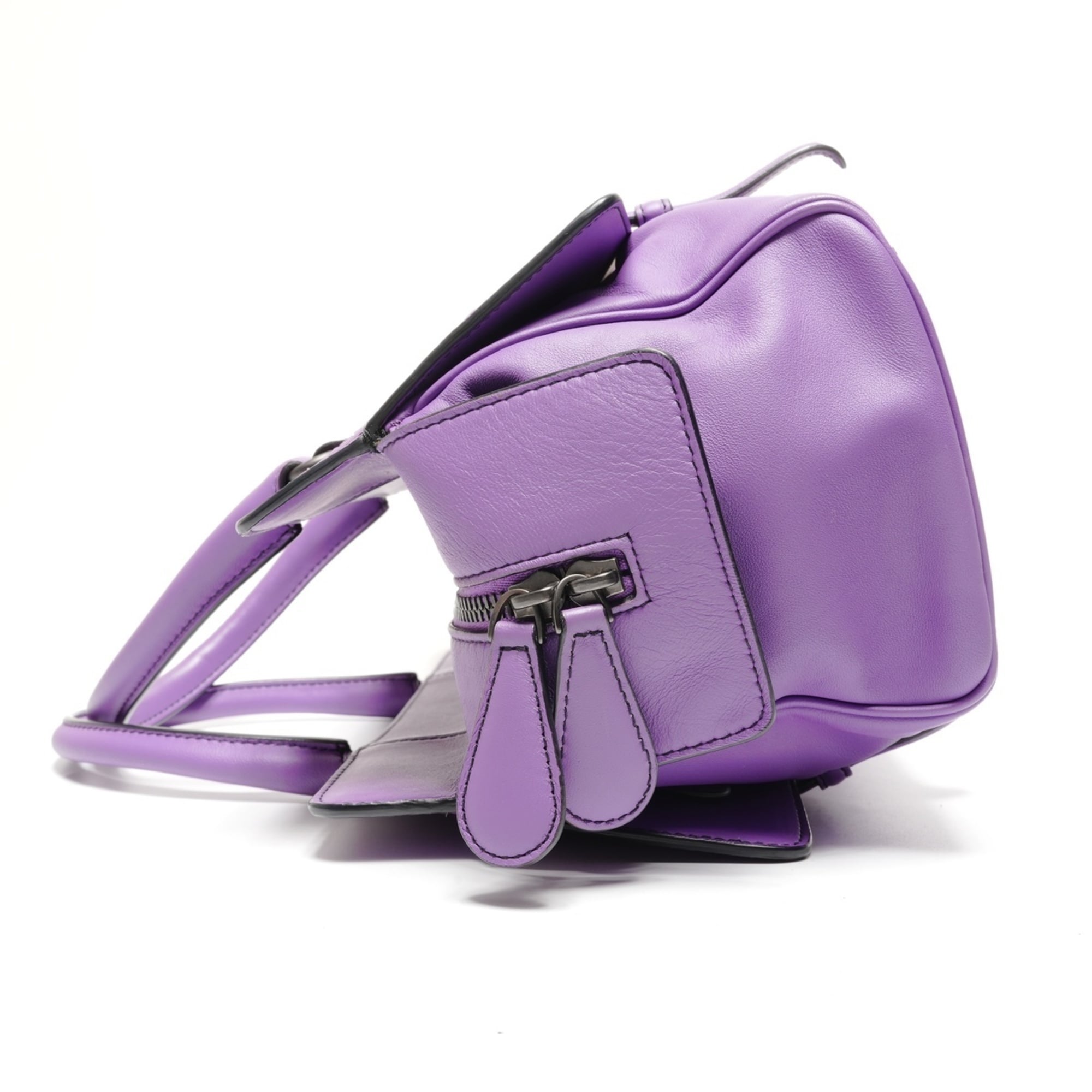 Bottega Veneta Intrecciato Purple Handbag (Pre-Owned)