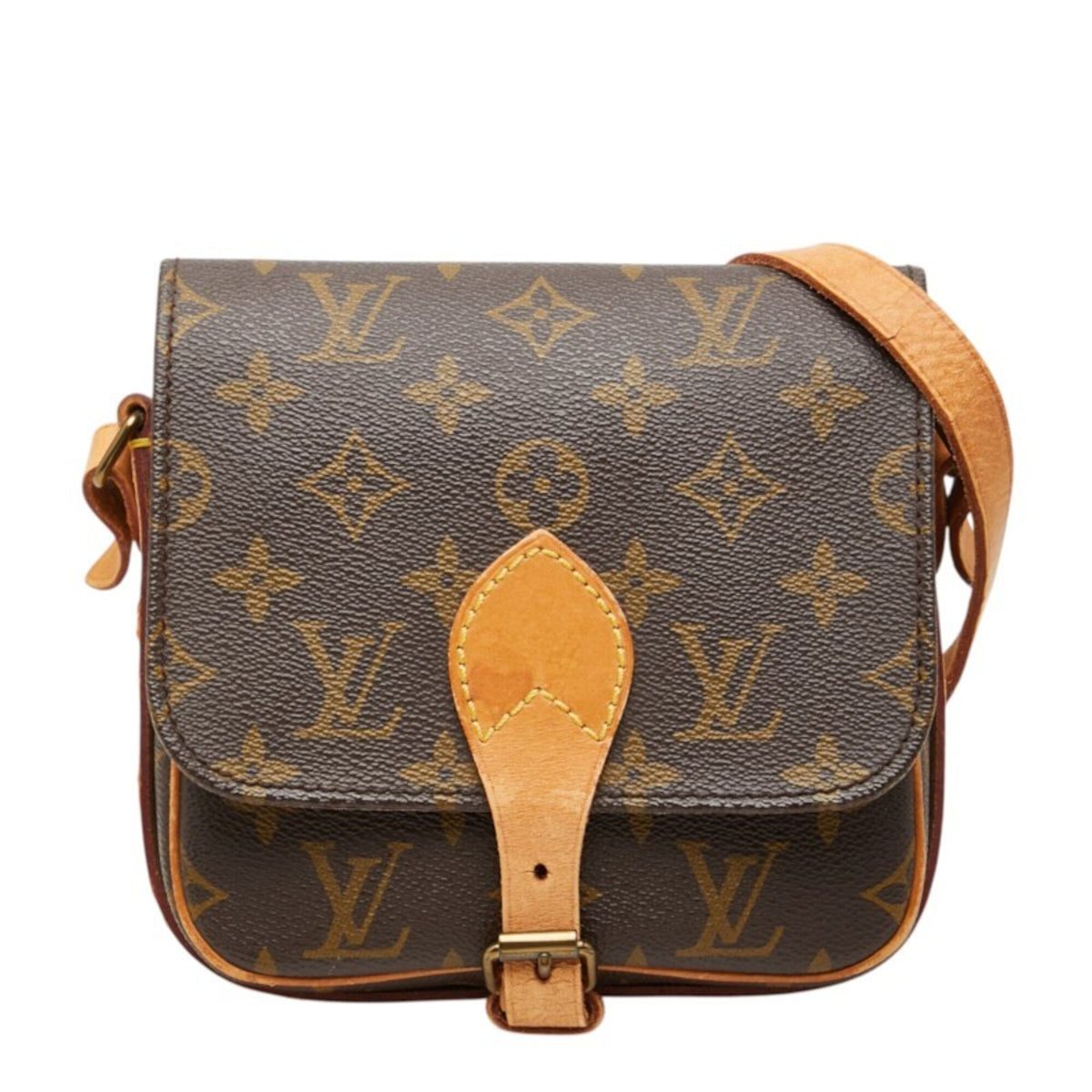 Louis Vuitton Brown Pvc Leather Shoulder Bag (Pre-Owned)