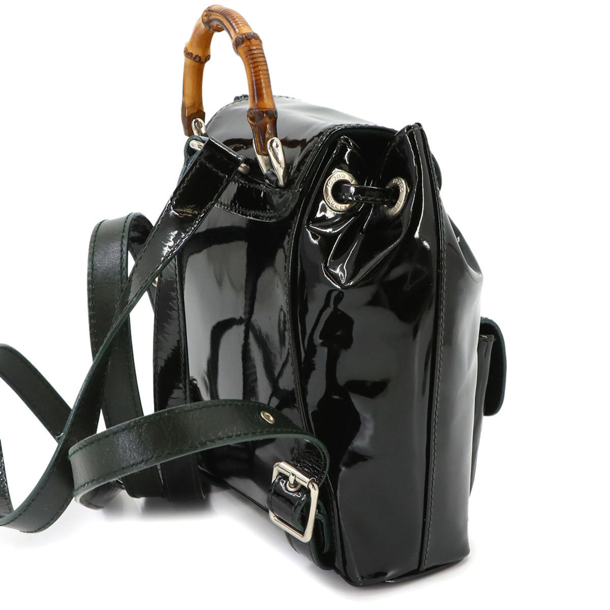 Gucci Black Leather Backpack (Pre-Owned)