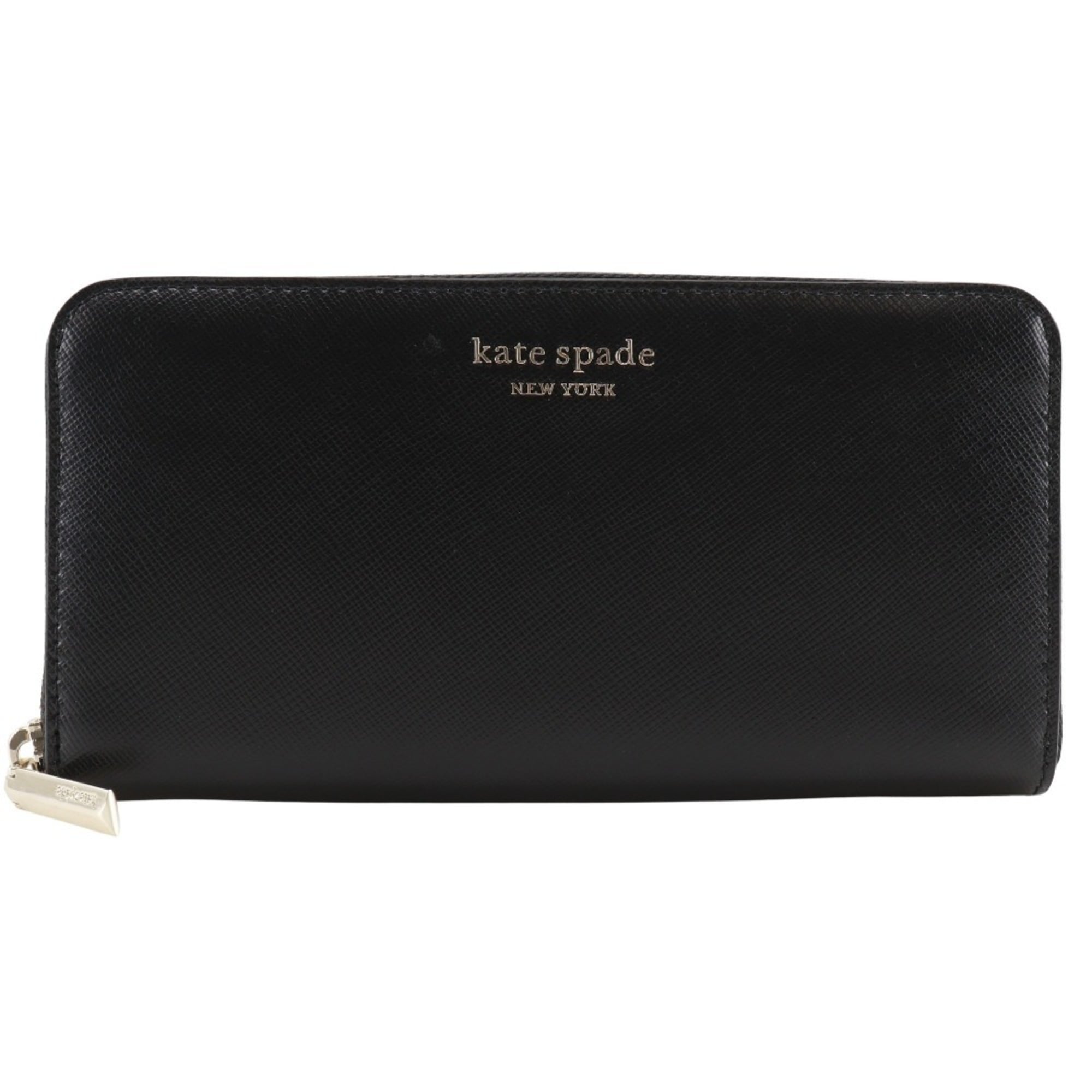 Kate Spade Black Leather Long Wallet (Bi-Fold) (Pre-Owned)