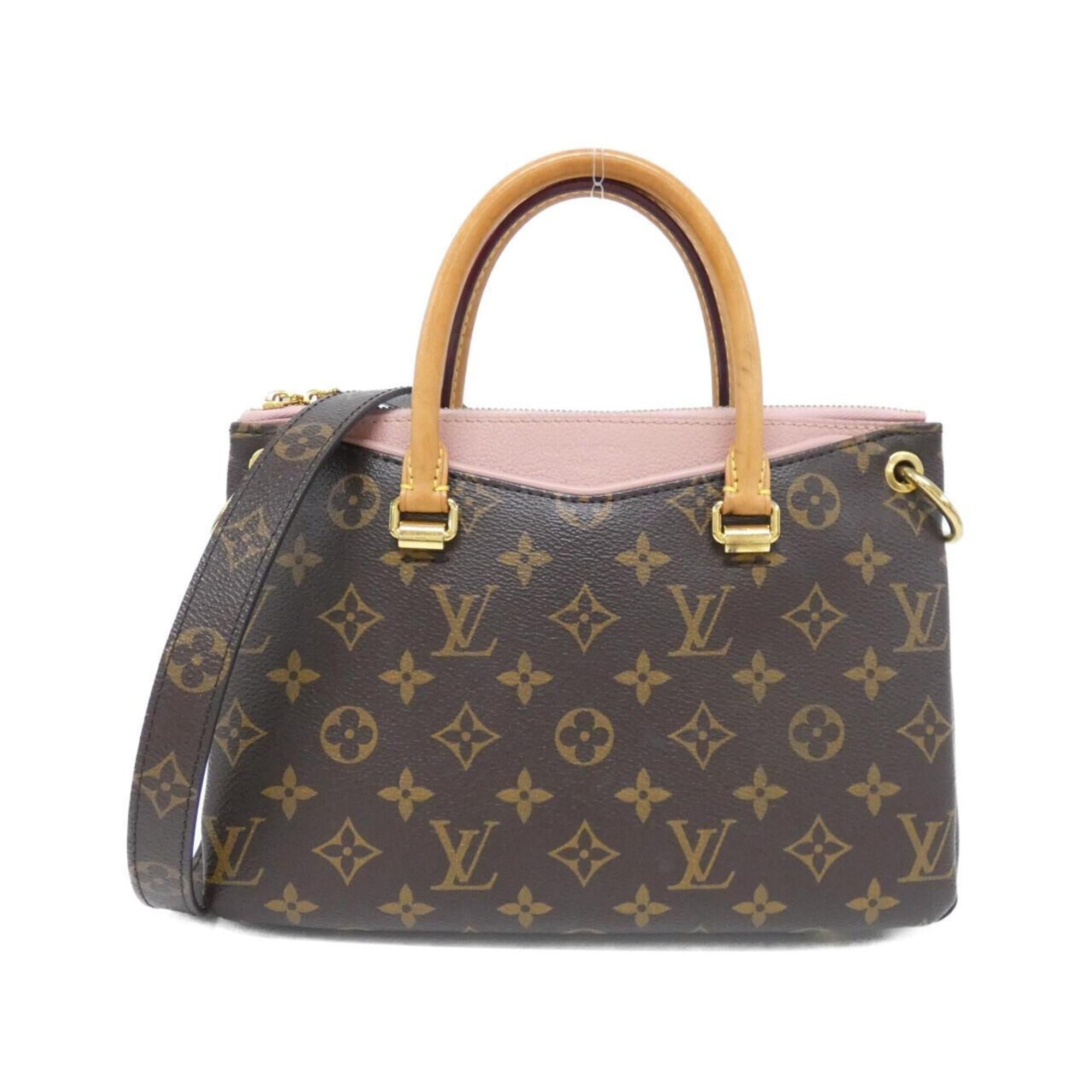 Louis Vuitton Brown Coated Canvas Handbag (Pre-Owned)