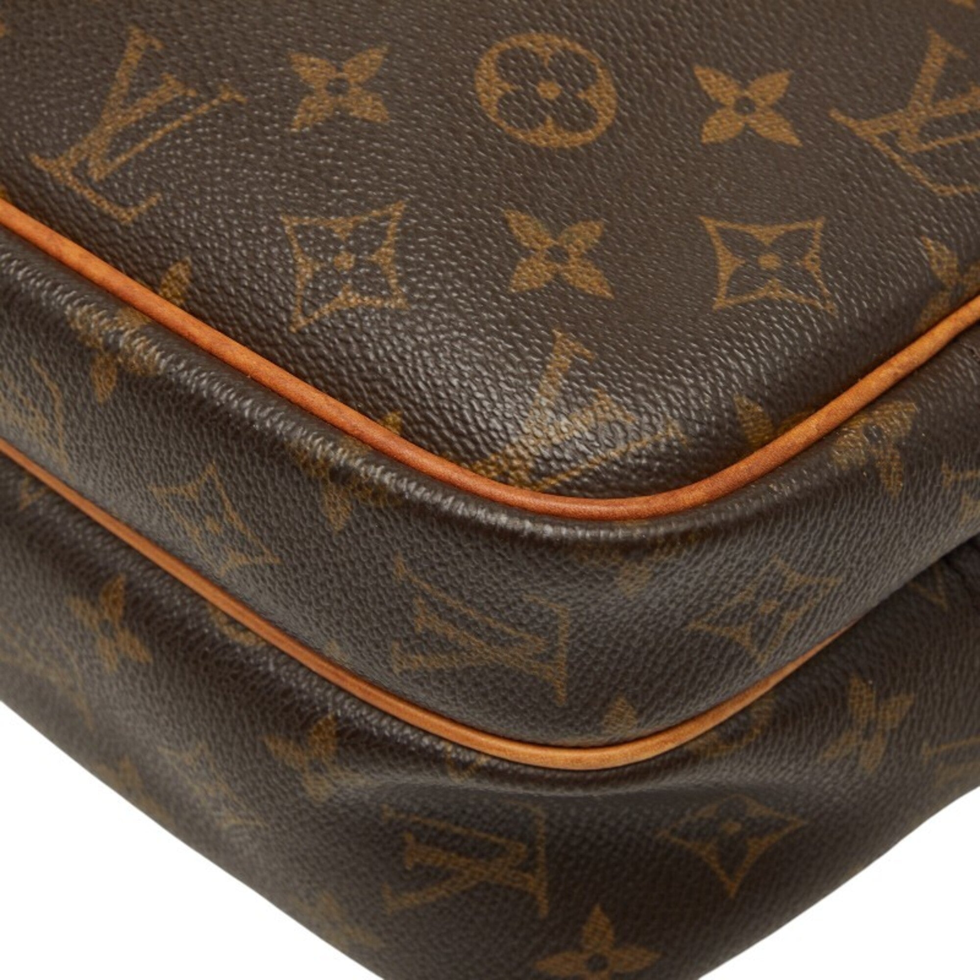 Louis Vuitton Brown Pvc Leather Shoulder Bag (Pre-Owned)