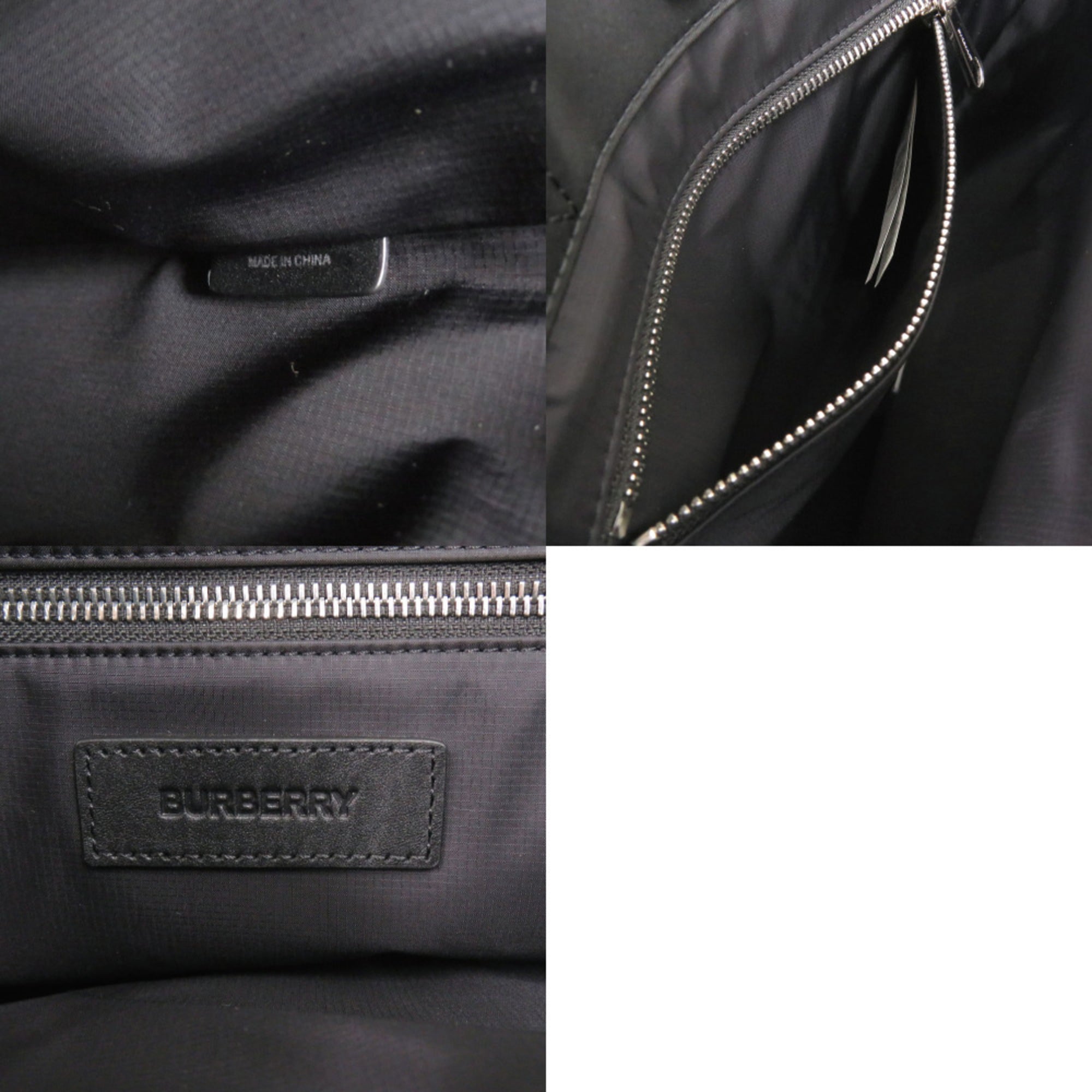 Burberry Black Nylon Tote Bag (Pre-Owned)