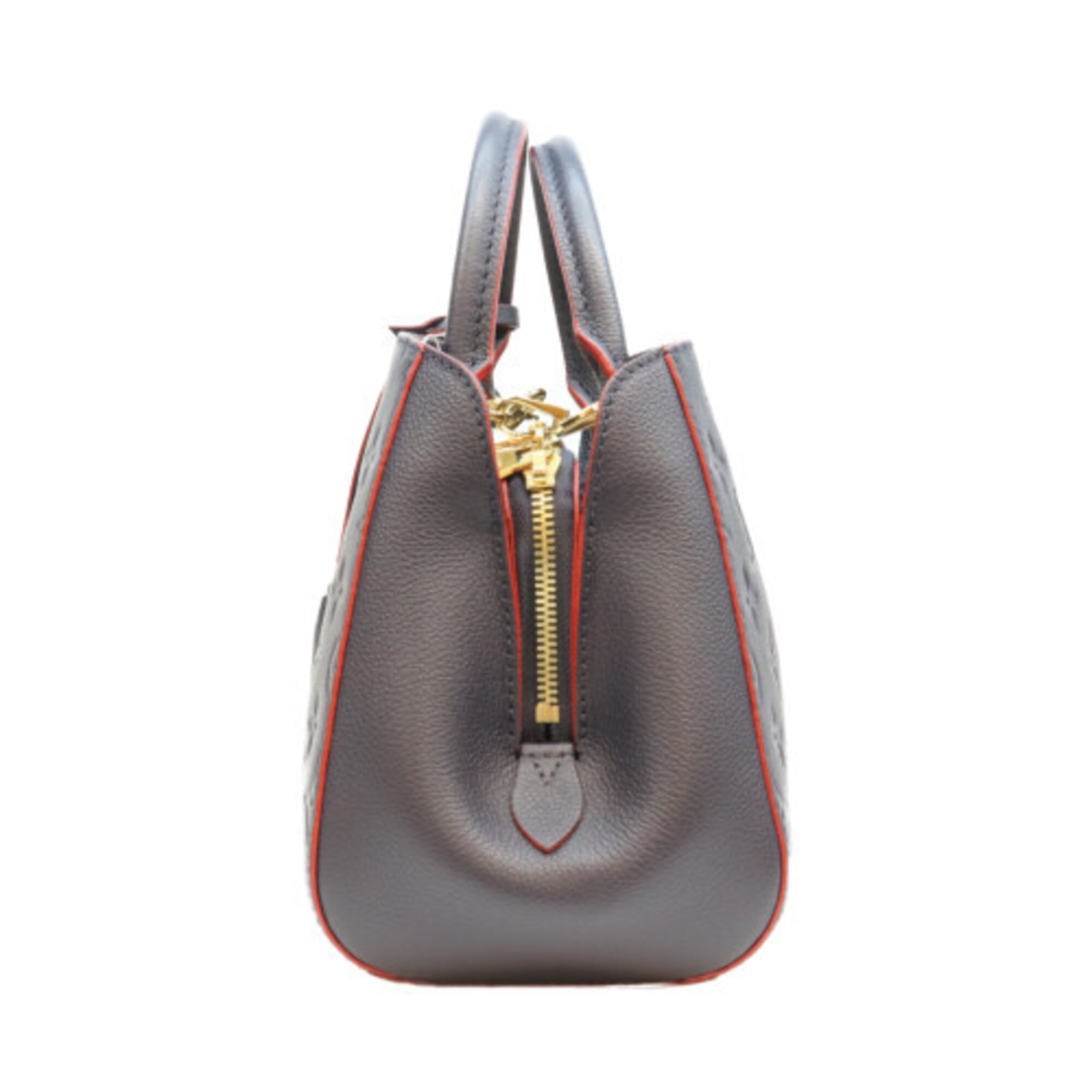 Louis Vuitton Navy Red Color Monogram Empreinte Shoulder Bag (Pre-Owned)