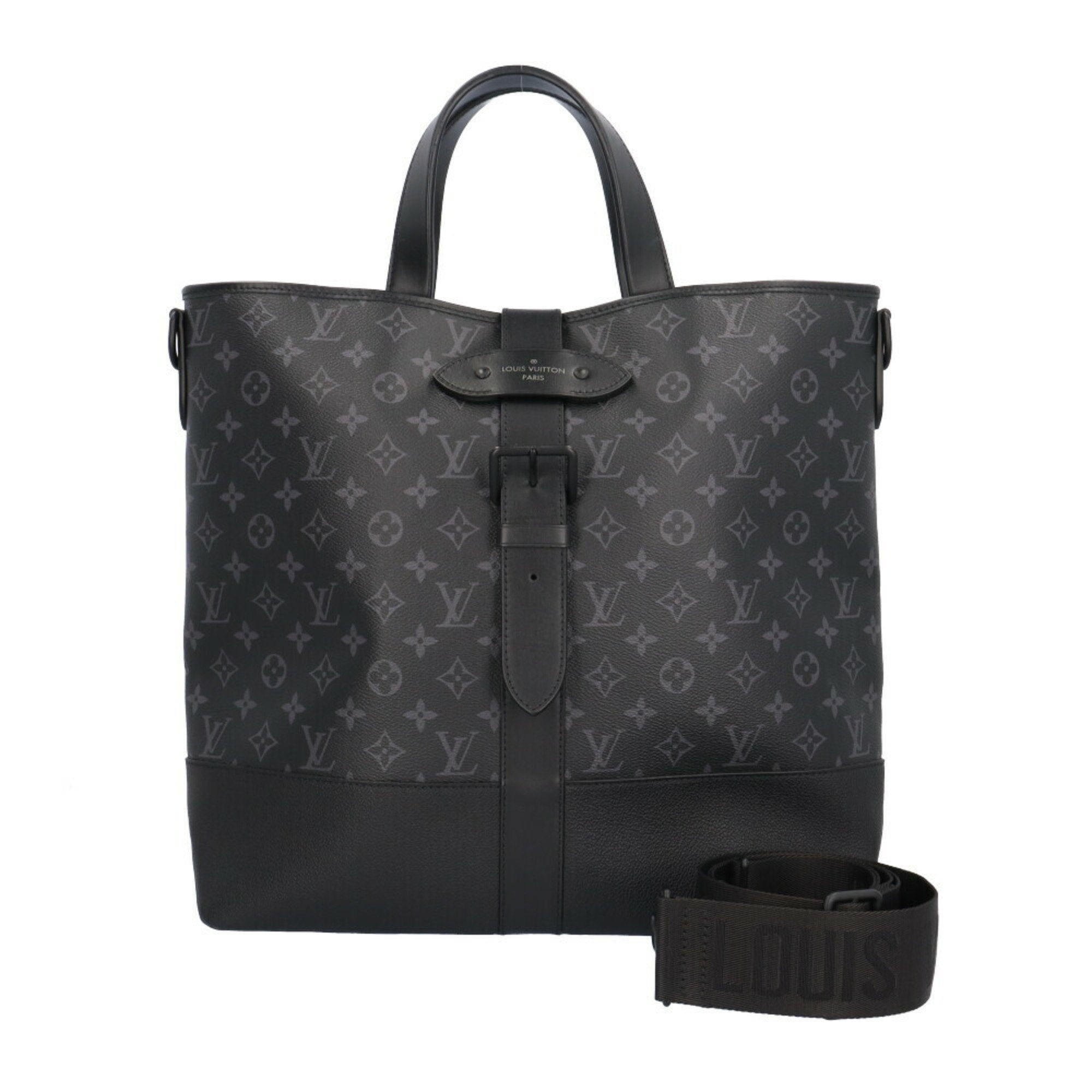 Louis Vuitton Monogram Eclipse Black Gray Monogram Eclipse Monogram Eclipse Shoulder Bag (Pre-Owned)