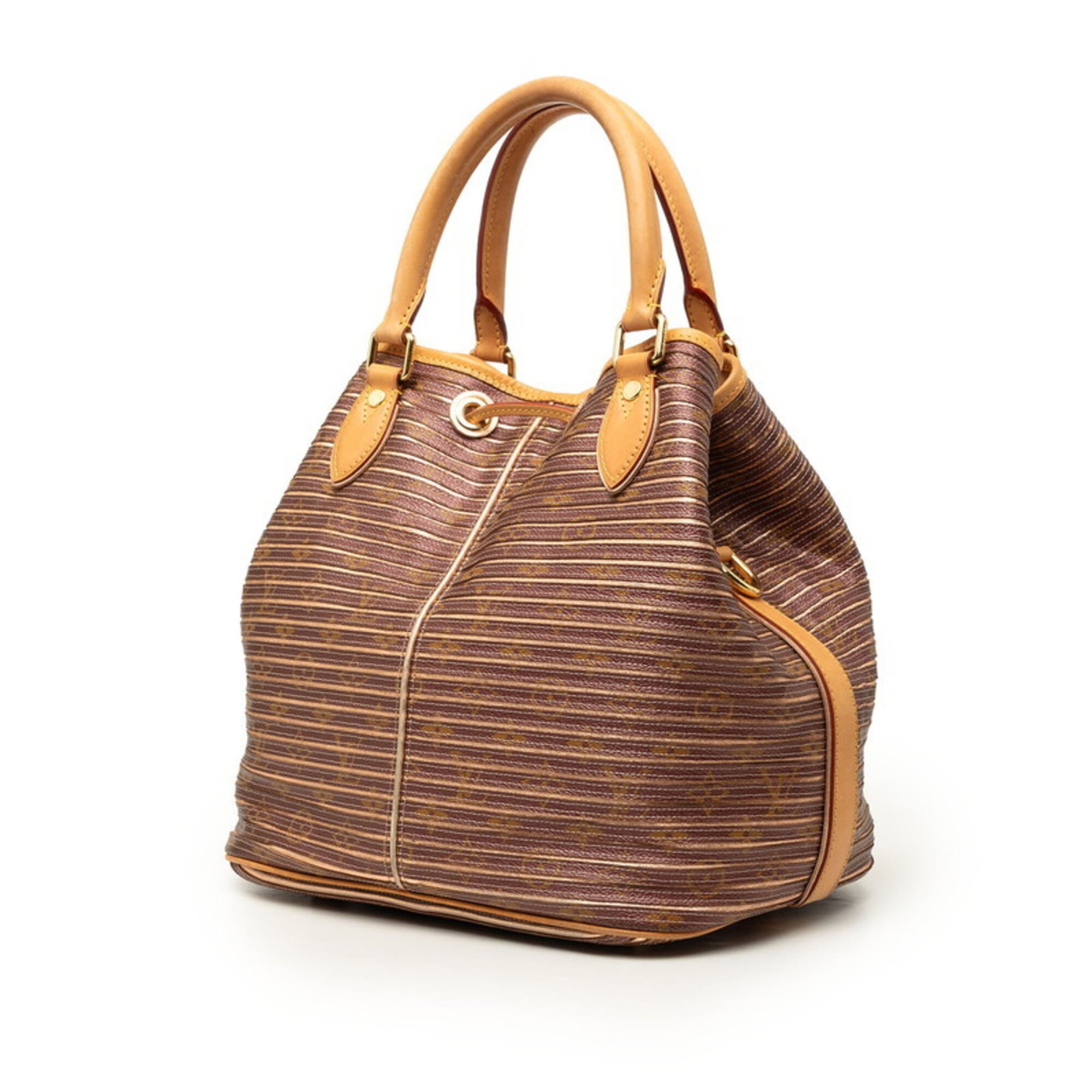Louis Vuitton Monogram Pink Purple Leather Handbag (Pre-Owned)