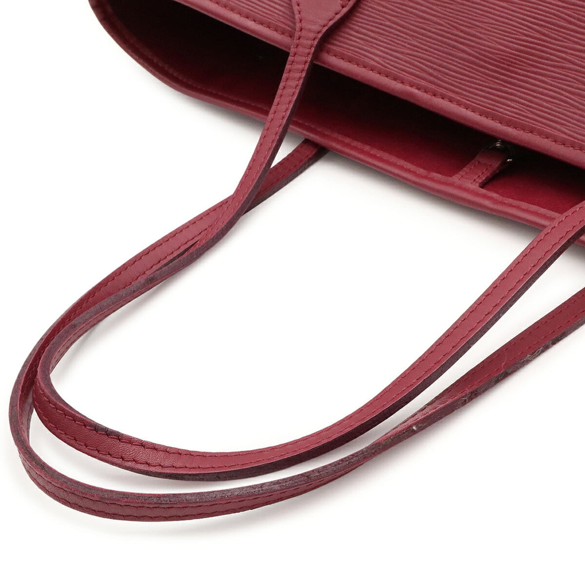 Louis Vuitton Fuchsia Fuchsia Pink Epi Leather Pouch Shoulder Bag Tote Bag (Pre-Owned)