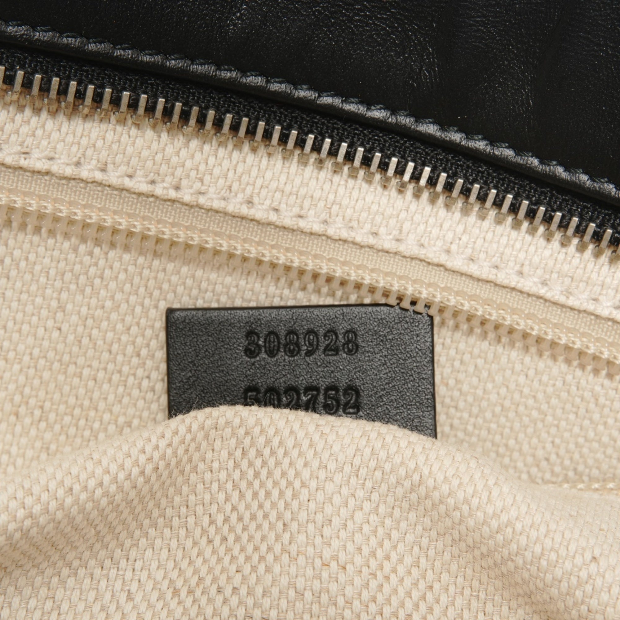 Gucci Gg Canvas Black Gg Canvas Tote Bag (Pre-Owned)