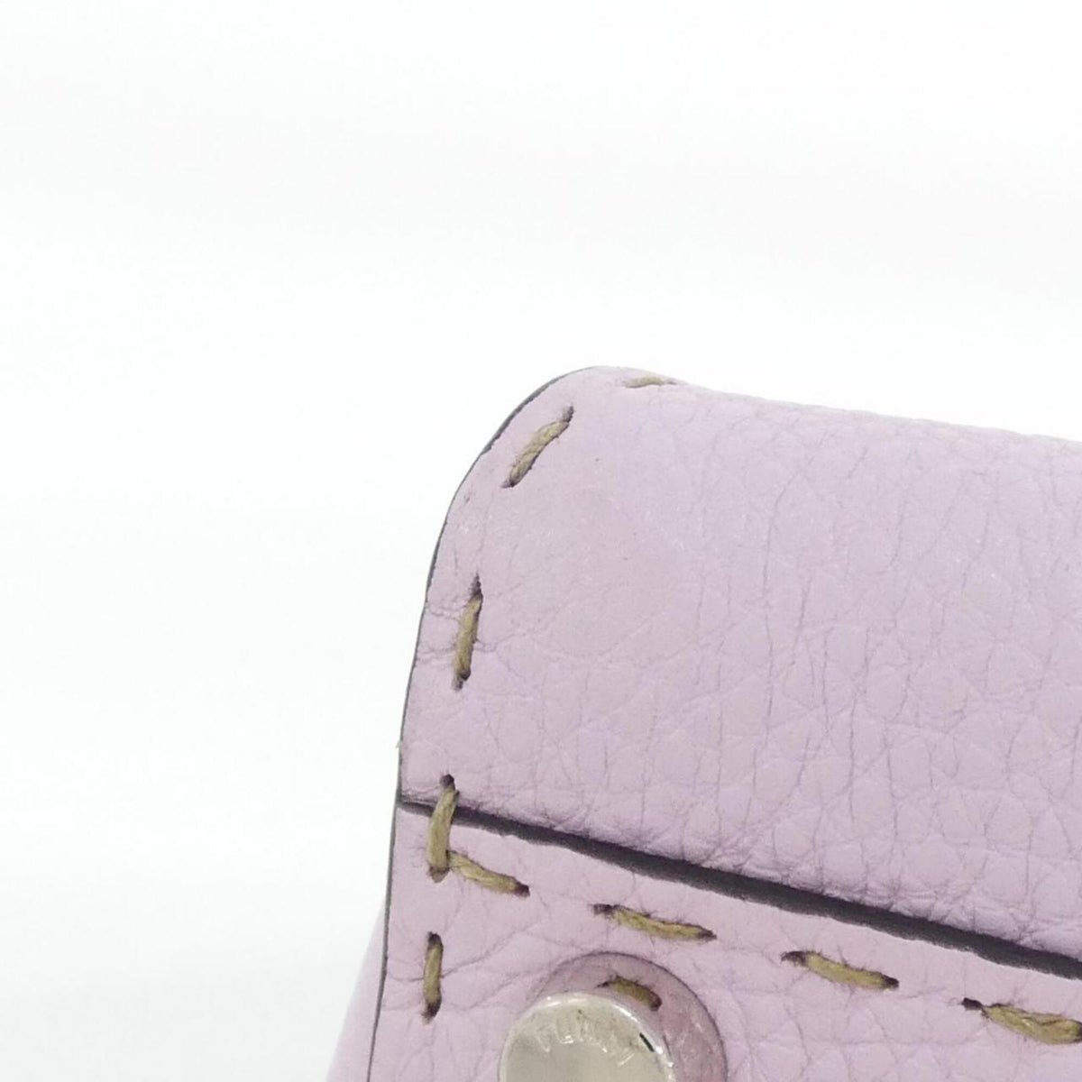 Fendi Selleria Pink Leather Handbag (Pre-Owned)