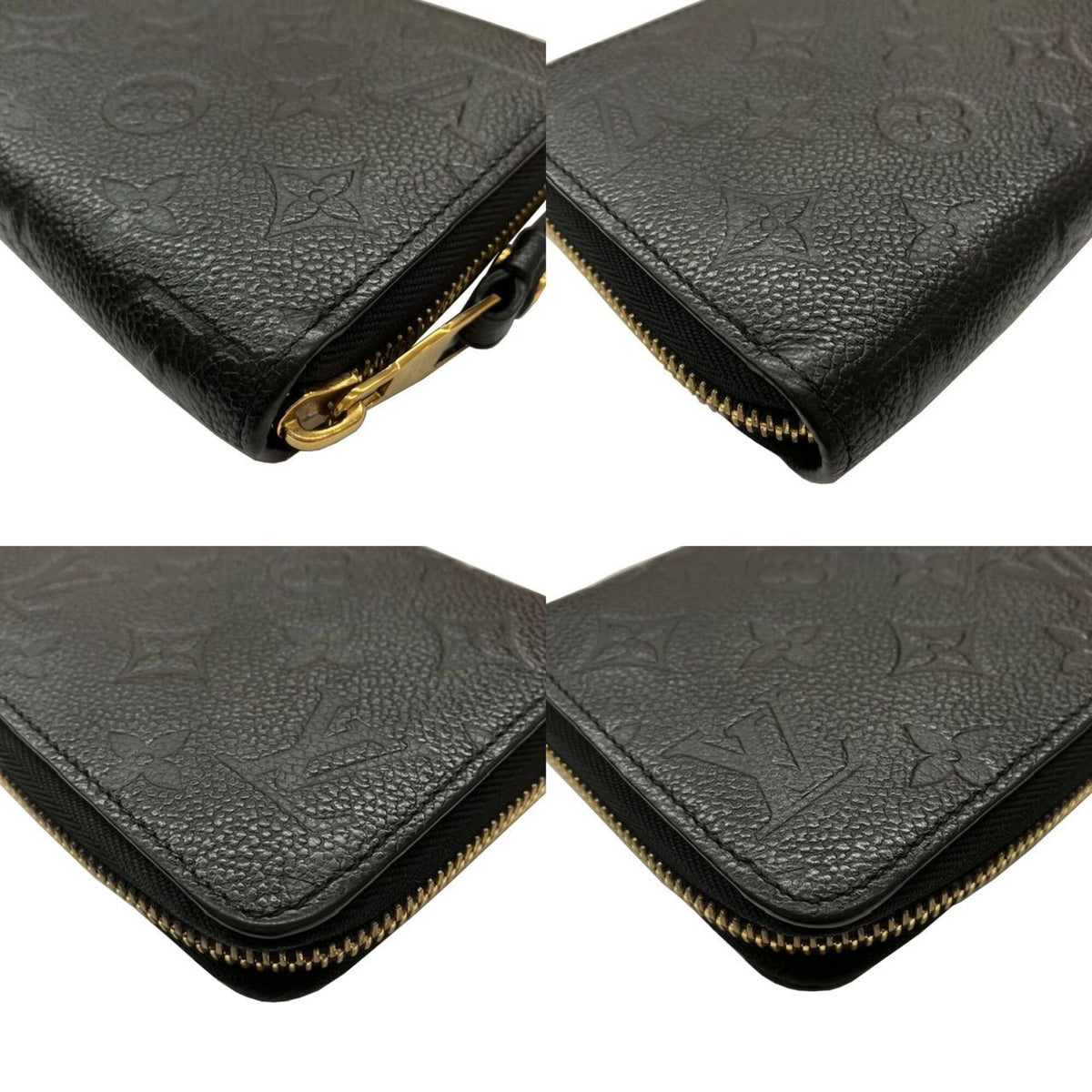 Louis Vuitton Noir Monogram Empreinte Long Wallet (Bi-Fold) (Pre-Owned)