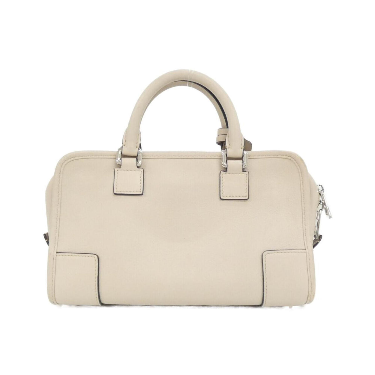 Loewe Amazona Light Beige Leather Handbag (Pre-Owned)