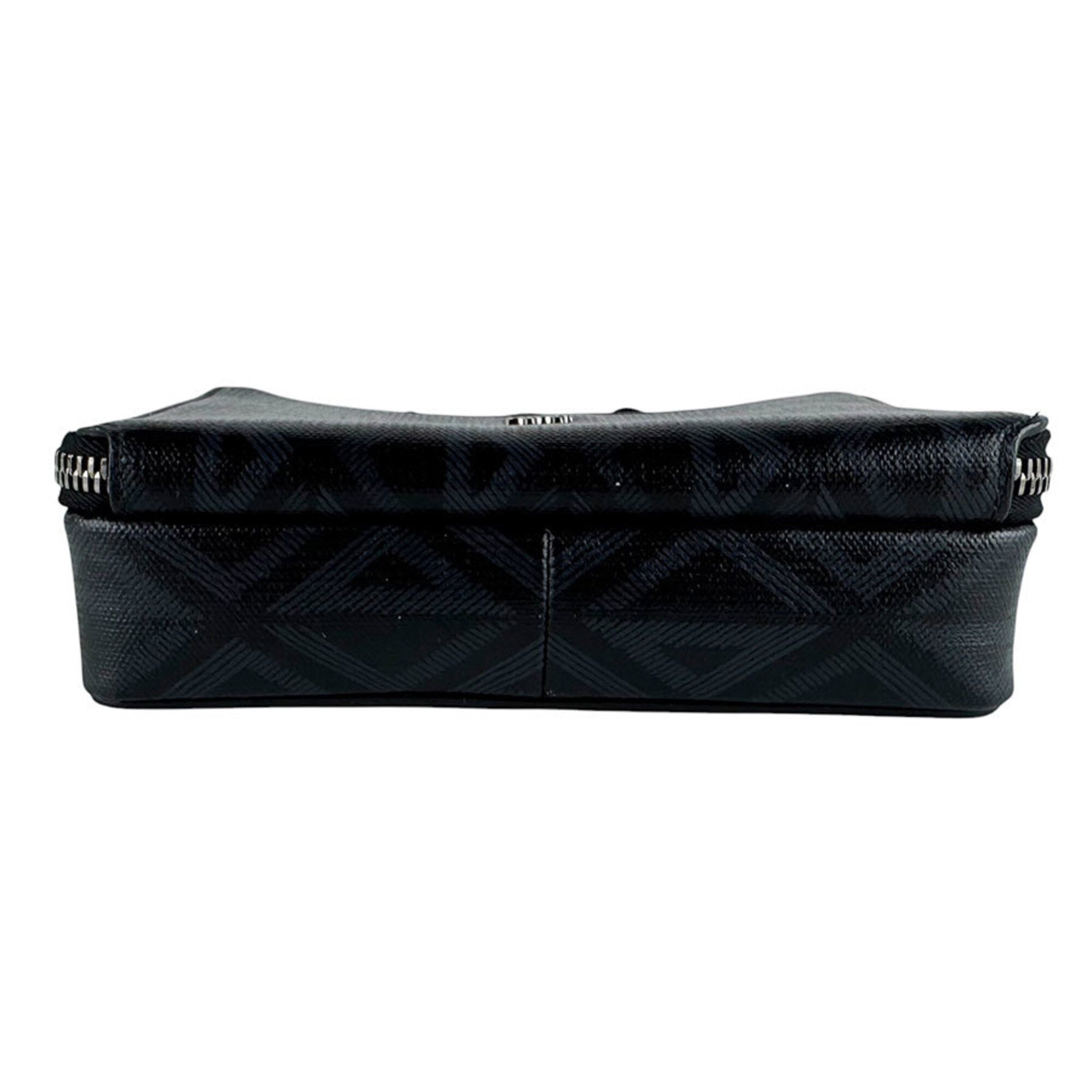 Christian Dior Black Coated Canvas Shoulder Bag (Pre-Owned)