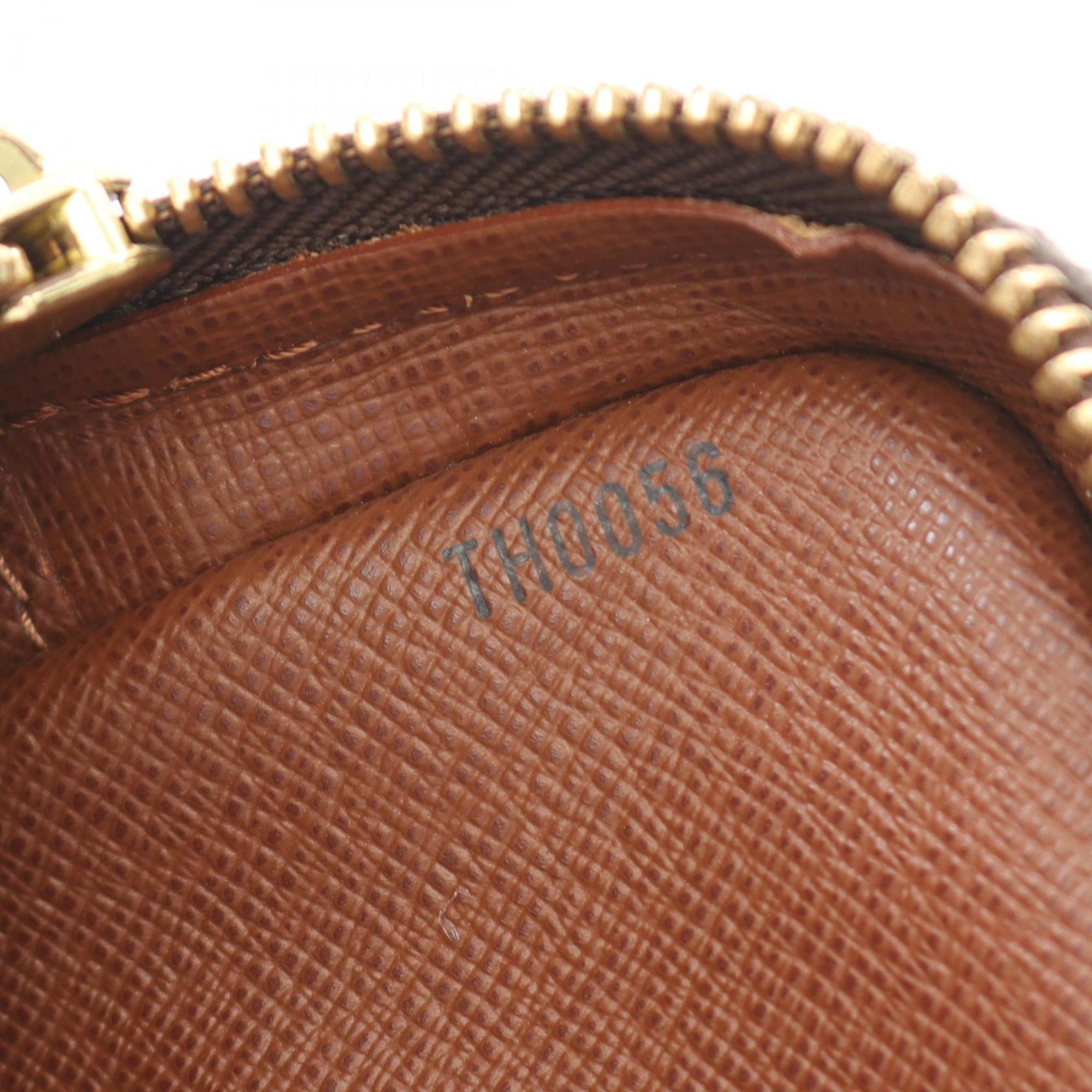 Louis Vuitton Brown Coated Canvas Leather Shoulder Bag (Pre-Owned)