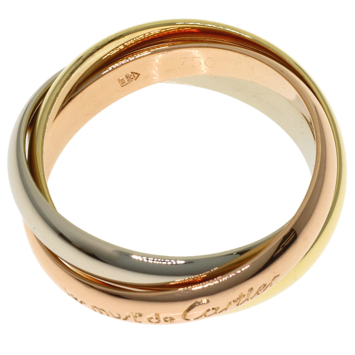 Cartier Yellow Gold (18K) Pink Gold (18K) White Gold (18K) Band Ring (Pre-Owned)
