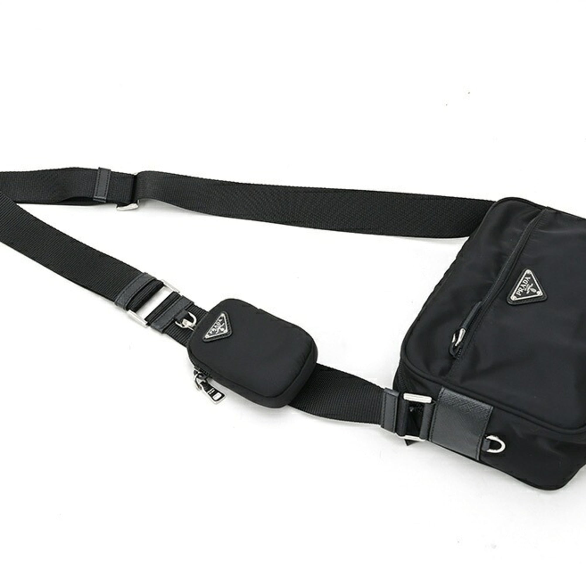 Prada Black Polyamide Shoulder Bag (Pre-Owned)
