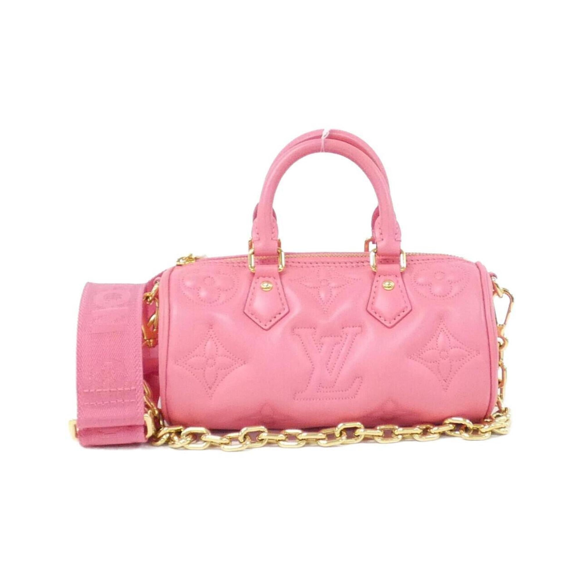 Louis Vuitton Pink Leather Shoulder Bag (Pre-Owned)