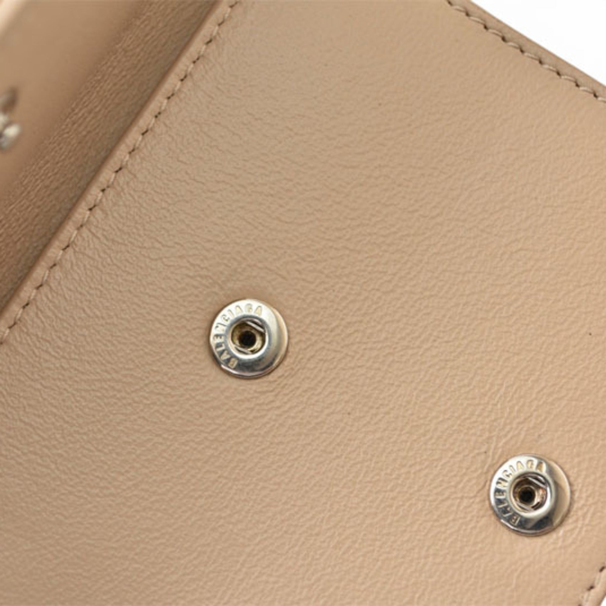 Balenciaga Light Beige Leather Wallet (Bi-Fold) (Pre-Owned)
