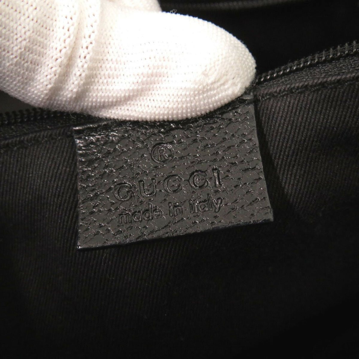Gucci Black Gg Canvas Handbag Tote Bag (Pre-Owned)