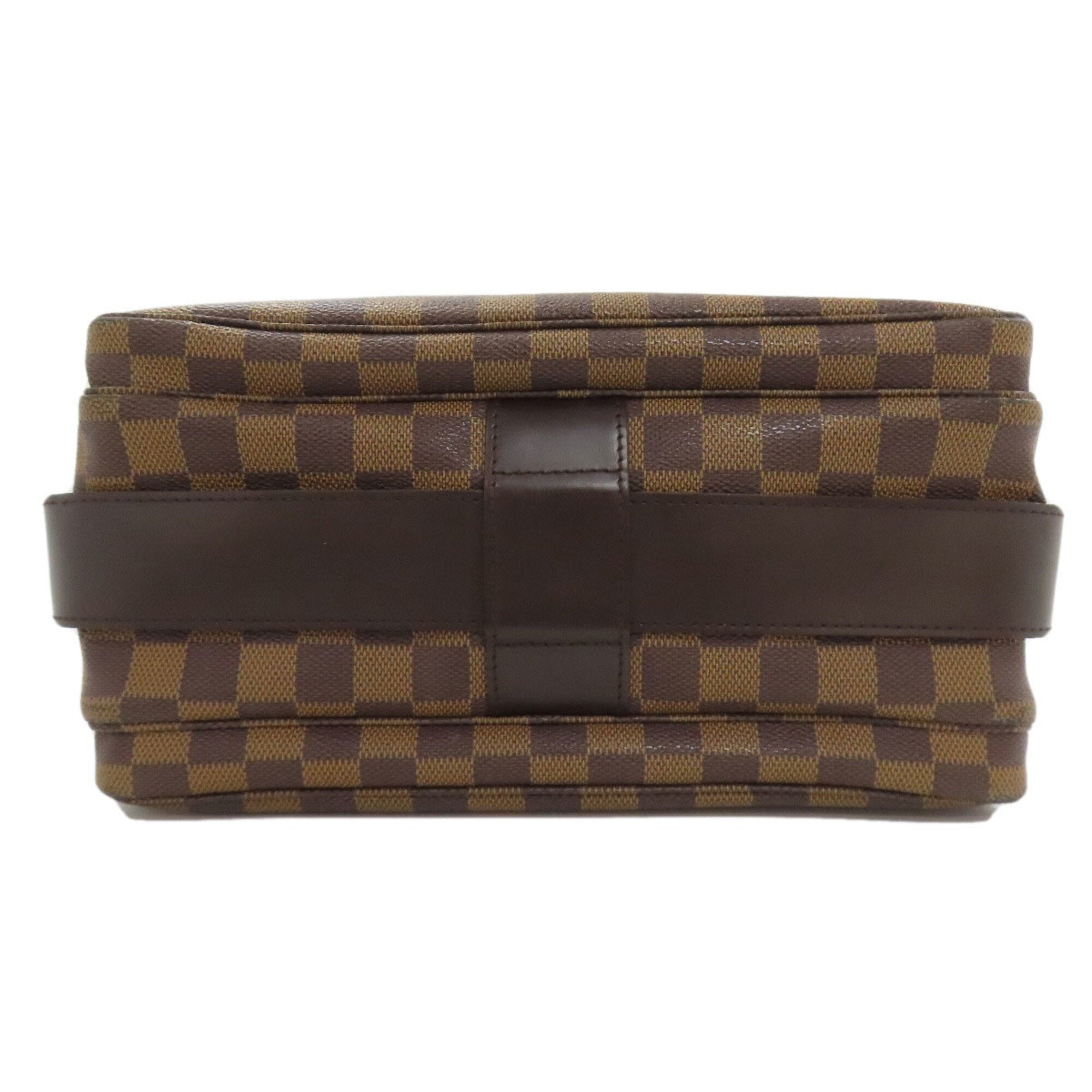 Louis Vuitton Damier Damier Canvas Ebene Damier Canvas Shoulder Bag (Pre-Owned)