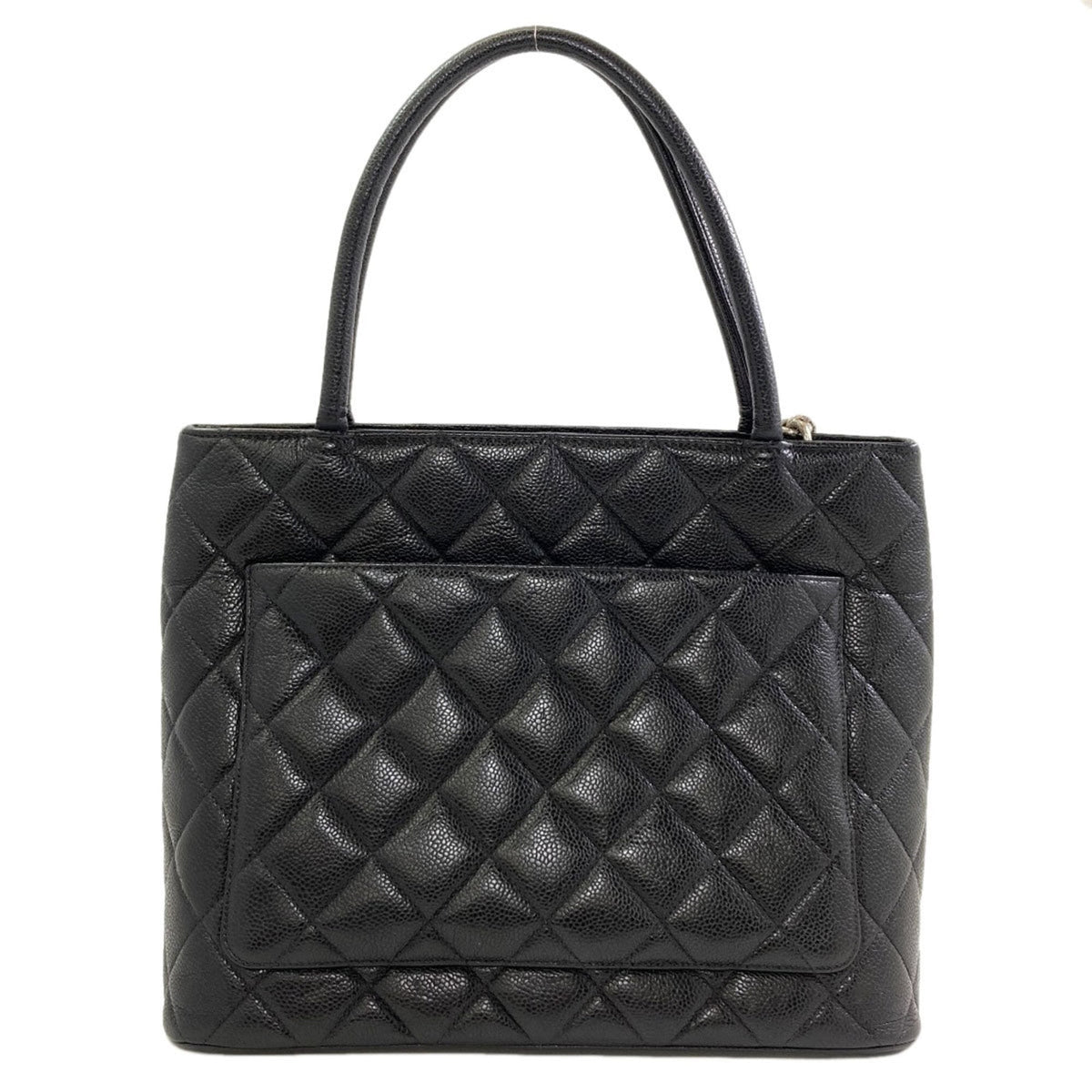 Chanel Black Leather Tote Bag (Pre-Owned)
