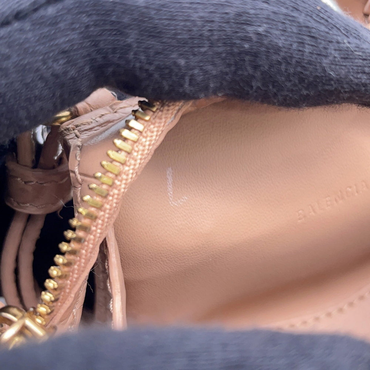 Balenciaga Beige Leather Handbag Shoulder Bag (Pre-Owned)