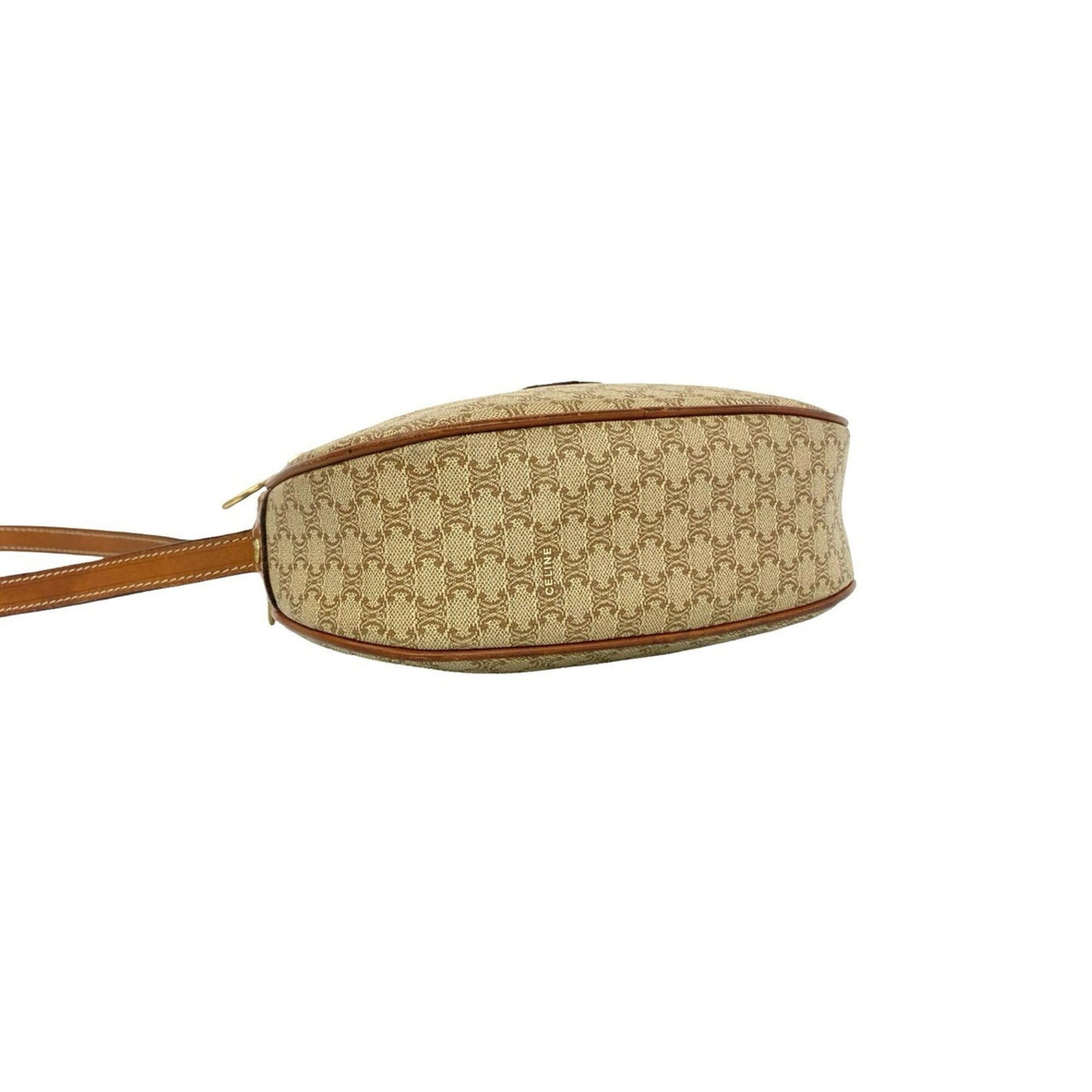 Celine Brown Leather Pvc Pochette Shoulder Bag (Pre-Owned)