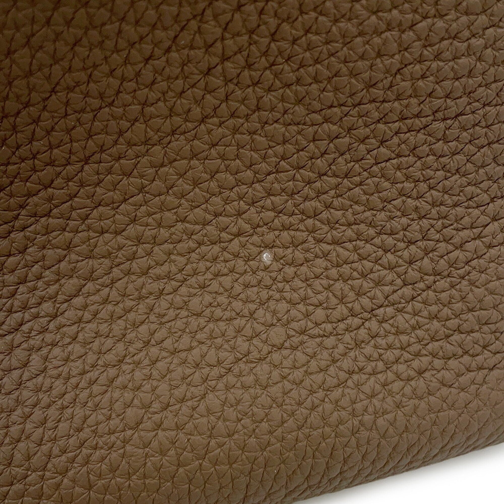 Hermes Etoupe Gray Togo Leather Swift Leather Handbag (Pre-Owned)