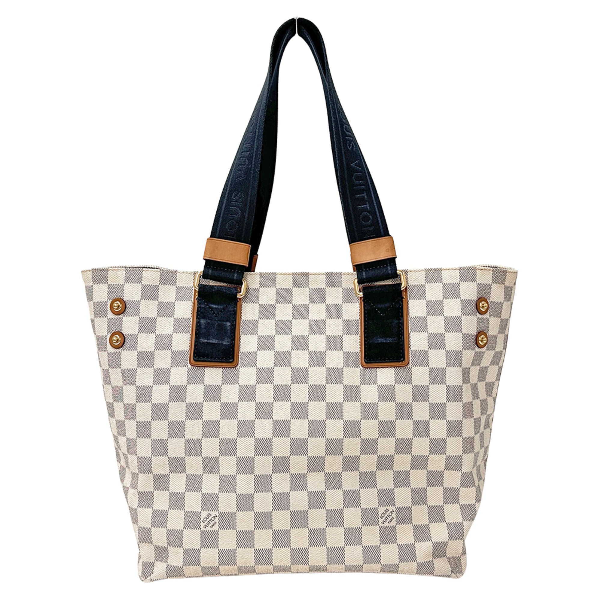 Louis Vuitton Damier Azur Damier Azur Handbag Tote Bag (Pre-Owned)