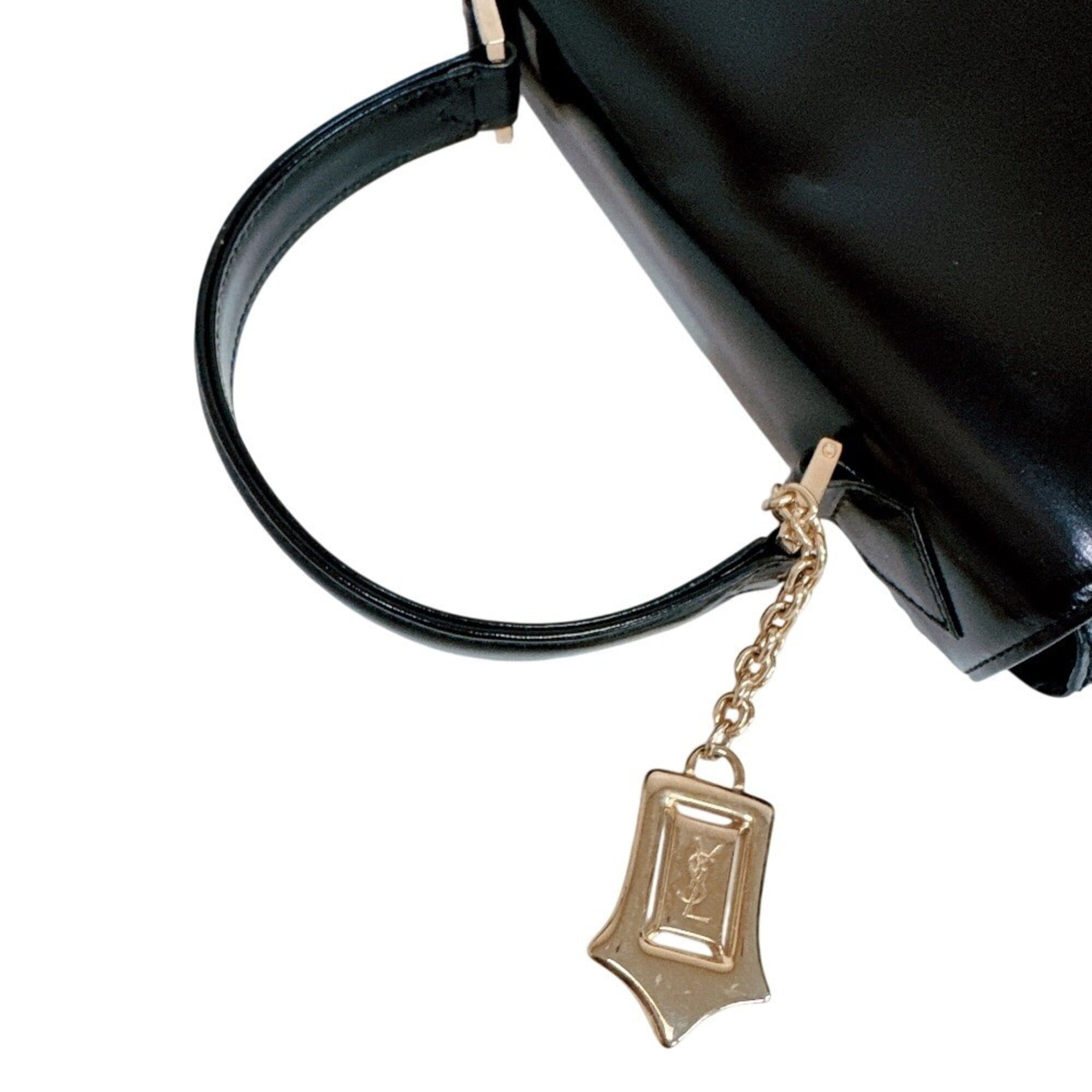 Yves Saint Laurent Black Leather Shoulder Bag (Pre-Owned)