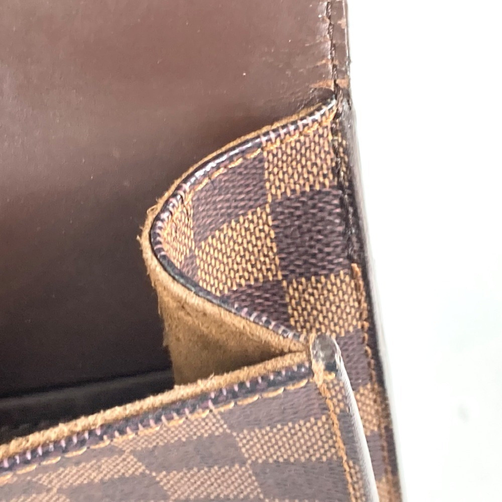 Louis Vuitton Brown Ebene Damier Canvas Briefcase (Pre-Owned)