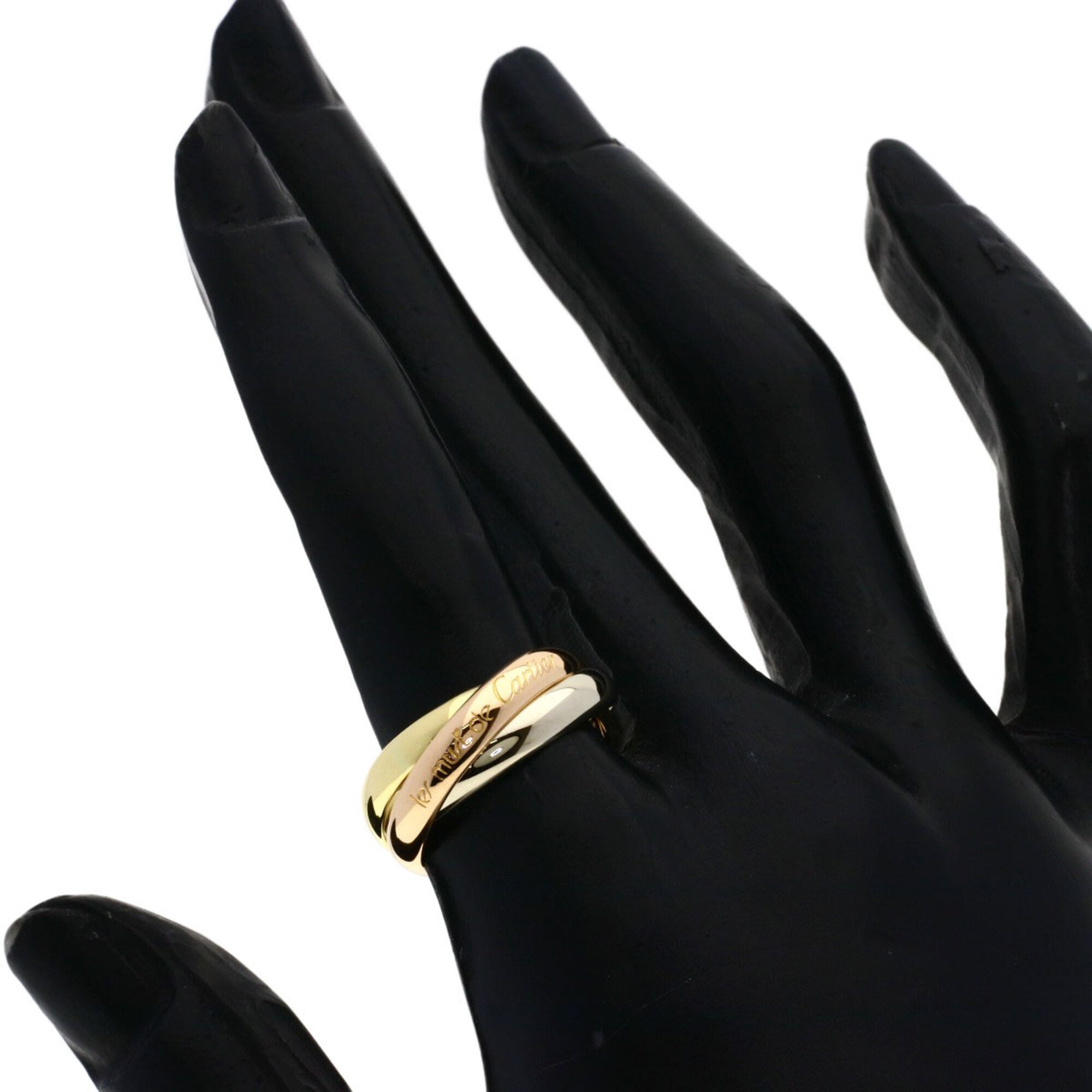 Cartier Trinity Yellow Gold (18K) Pink Gold (18K) White Gold (18K) Band Ring (Pre-Owned)