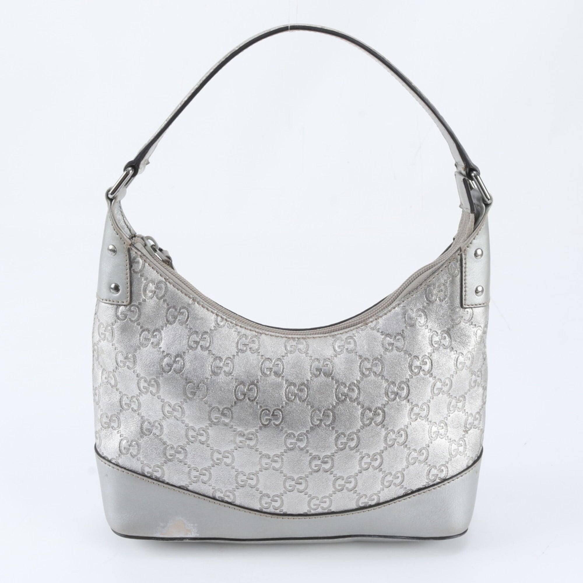 Gucci Leather Handbag Shoulder Bag (Pre-Owned)